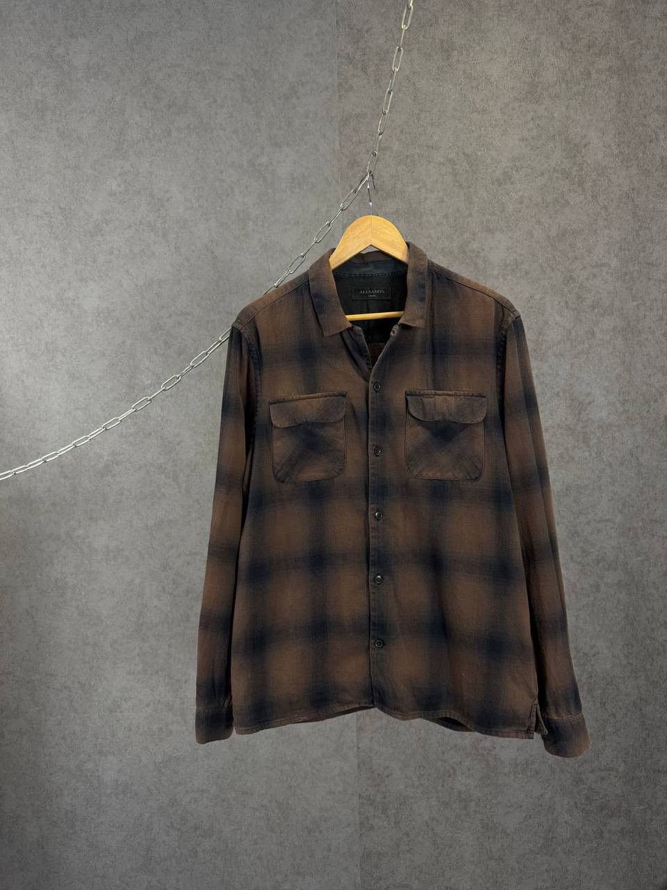 Allsaints Allsaints designer flannel shirt Size US L / EU 52-54 / 3 - 1 Thumbnail