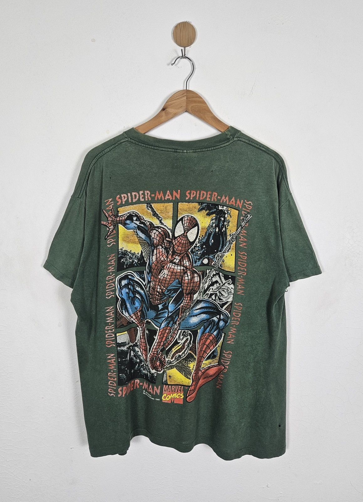 Vintage Vintage Amazing Spiderman Marvel Comic 90s Shirt Size US L / EU 52-54 / 3 - 3 Thumbnail