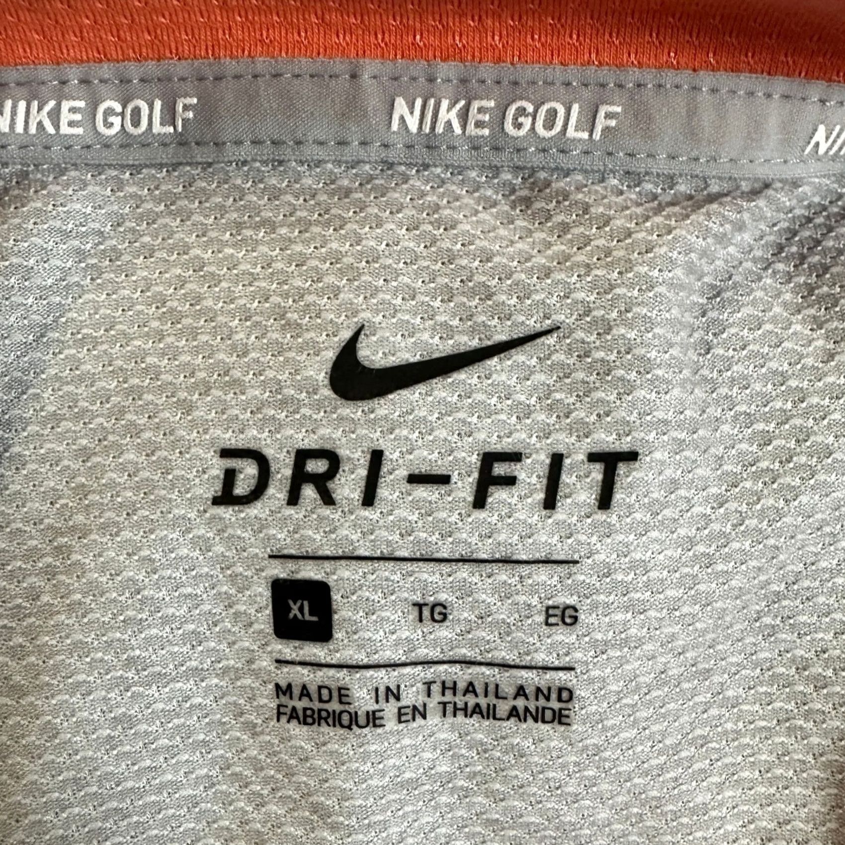 Nike Nike Golf Dri-FIT Polo Shirt Mens XL Gray Colorblock Swoosh Rugby Stretch Short Sleeve Size US XL / EU 56 / 4 - 4 Thumbnail