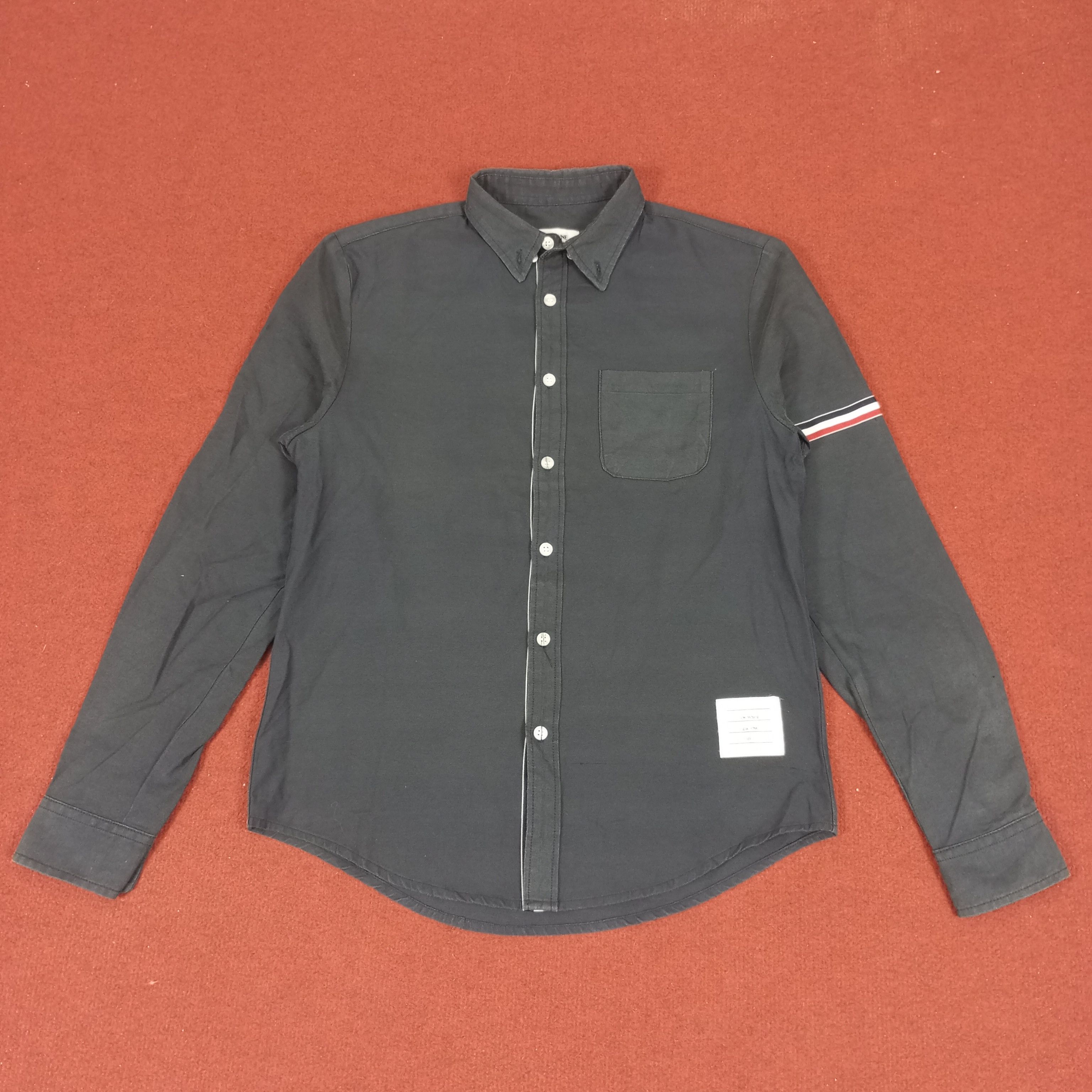 Designer × Vintage Thom Browne Shirt Designer Brand Casual Formal Style Size US M / EU 48-50 / 2 - 1 Thumbnail