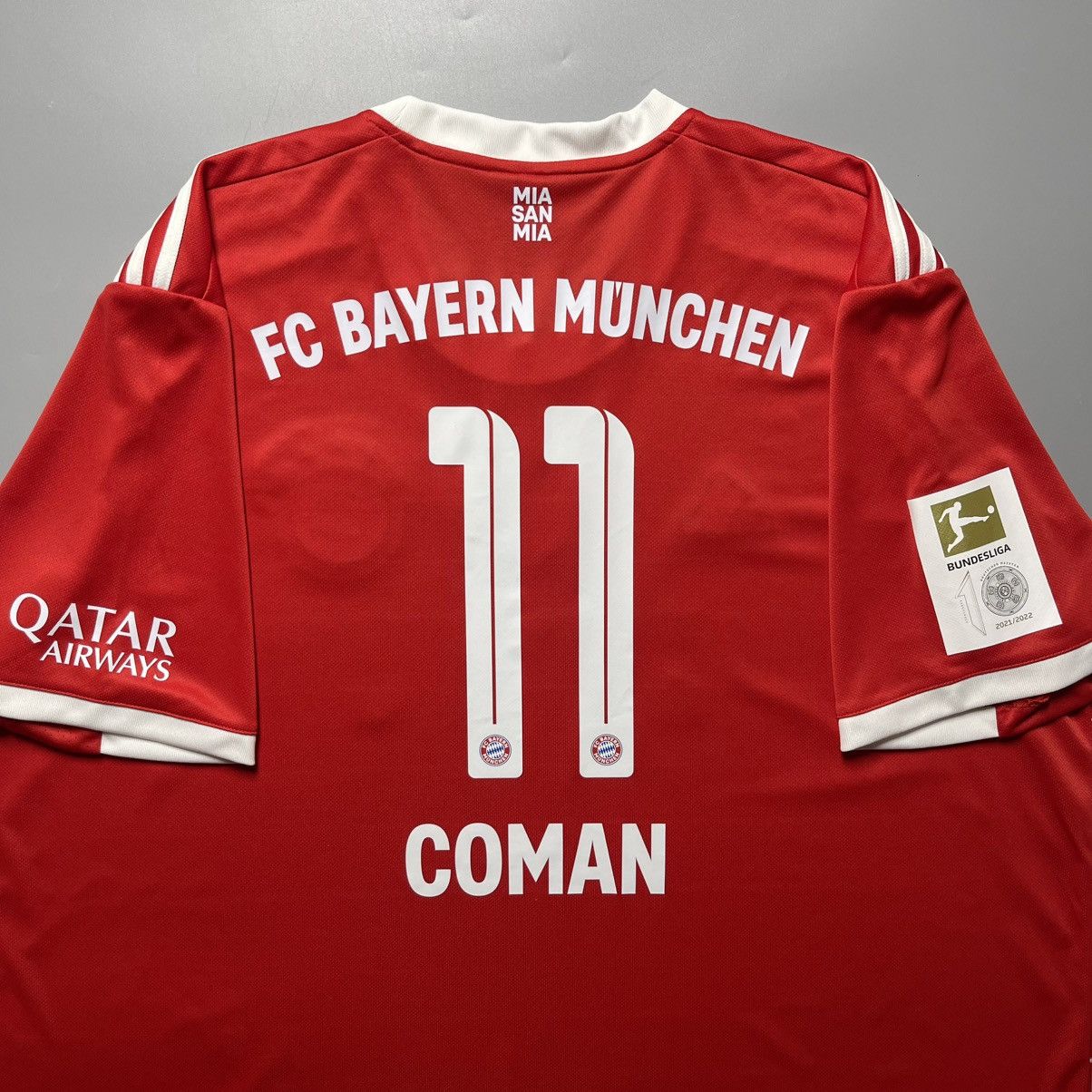 Adidas 3XL BAYERN ADIDAS 2022/2023 FOOTBALL HOME JERSEY #11 COMAN Size US XXL / EU 58 / 5 - 10 Thumbnail