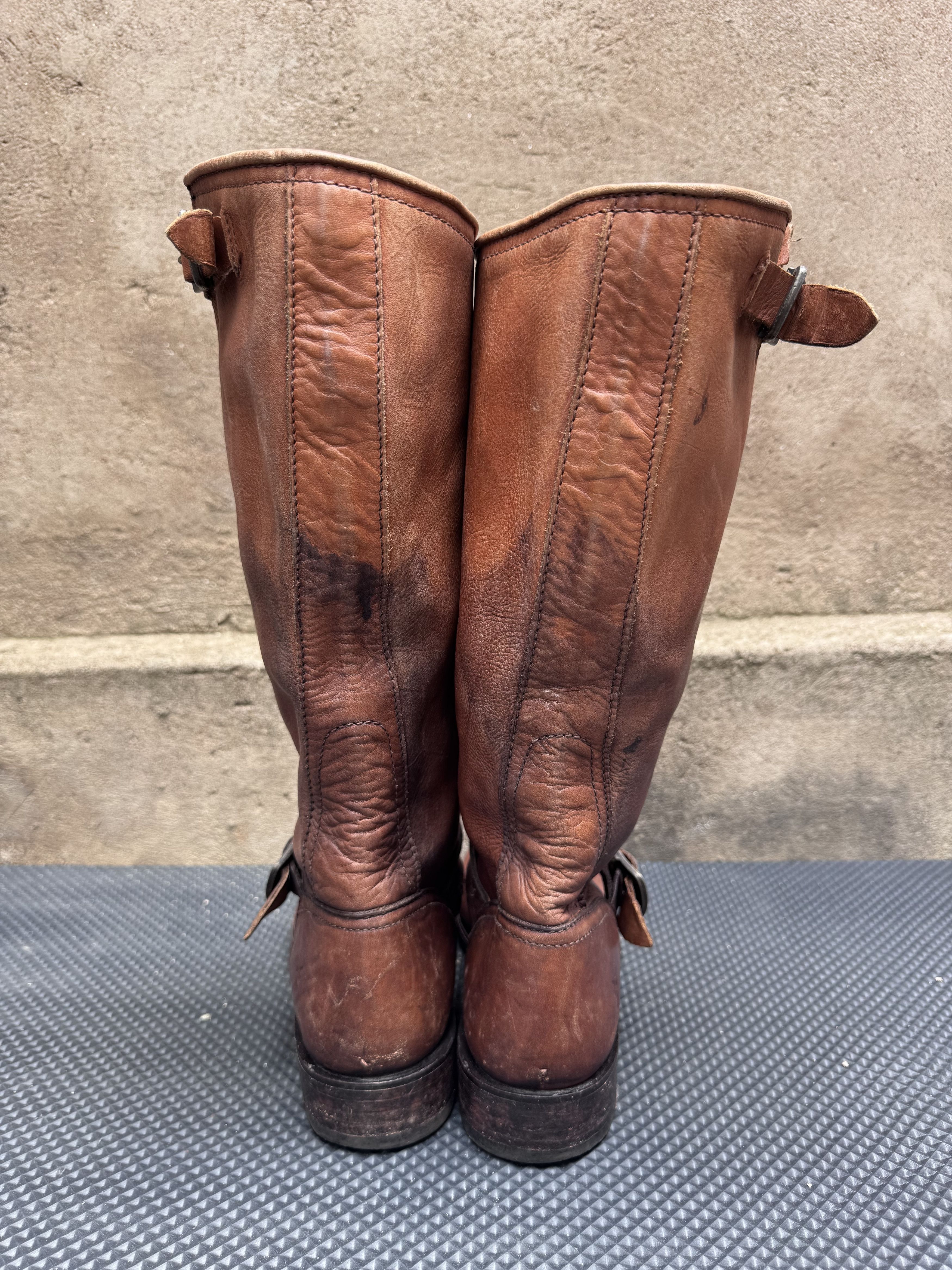 Frye Frye Veronica Slouch Distressed Leather Tall Riding Size US 9 / IT 39 - 7 Thumbnail