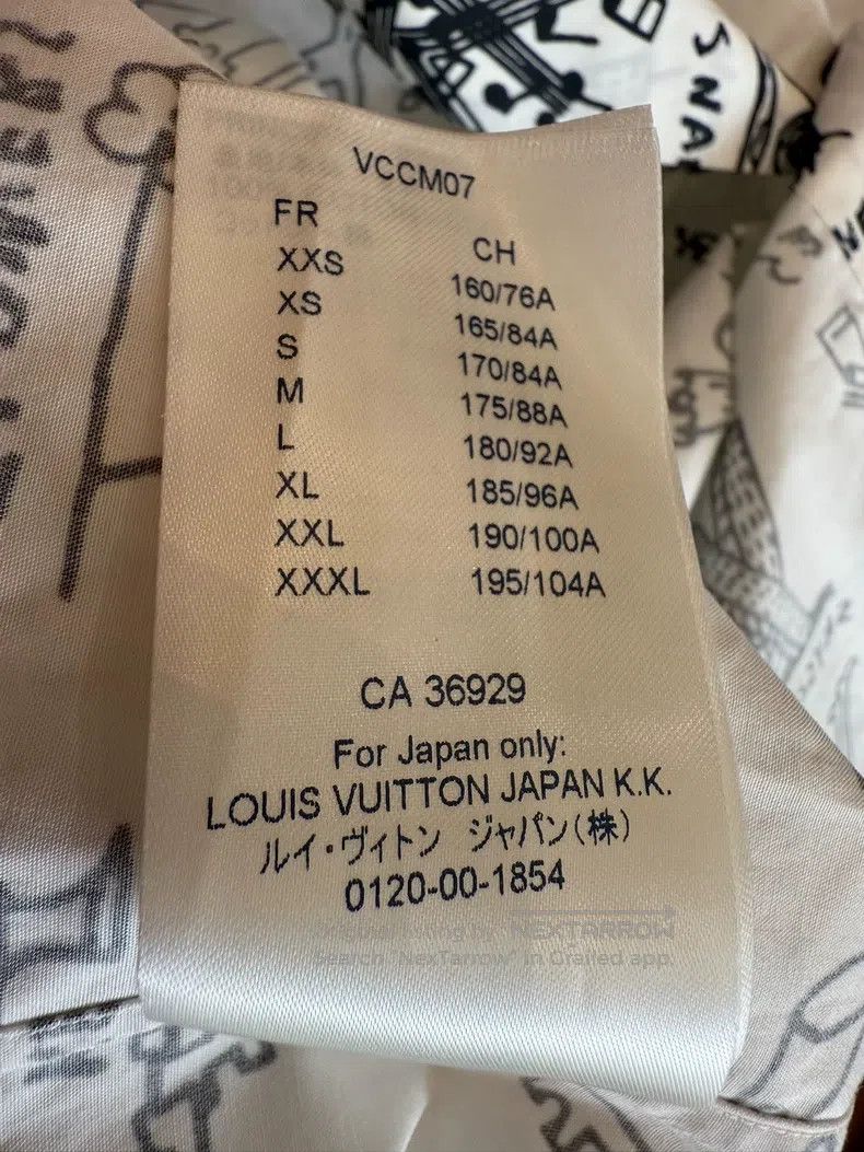Louis Vuitton Louis Vuitton Gesture Full Print White Shirt Size US XXL / EU 58 / 5 - 7 Thumbnail