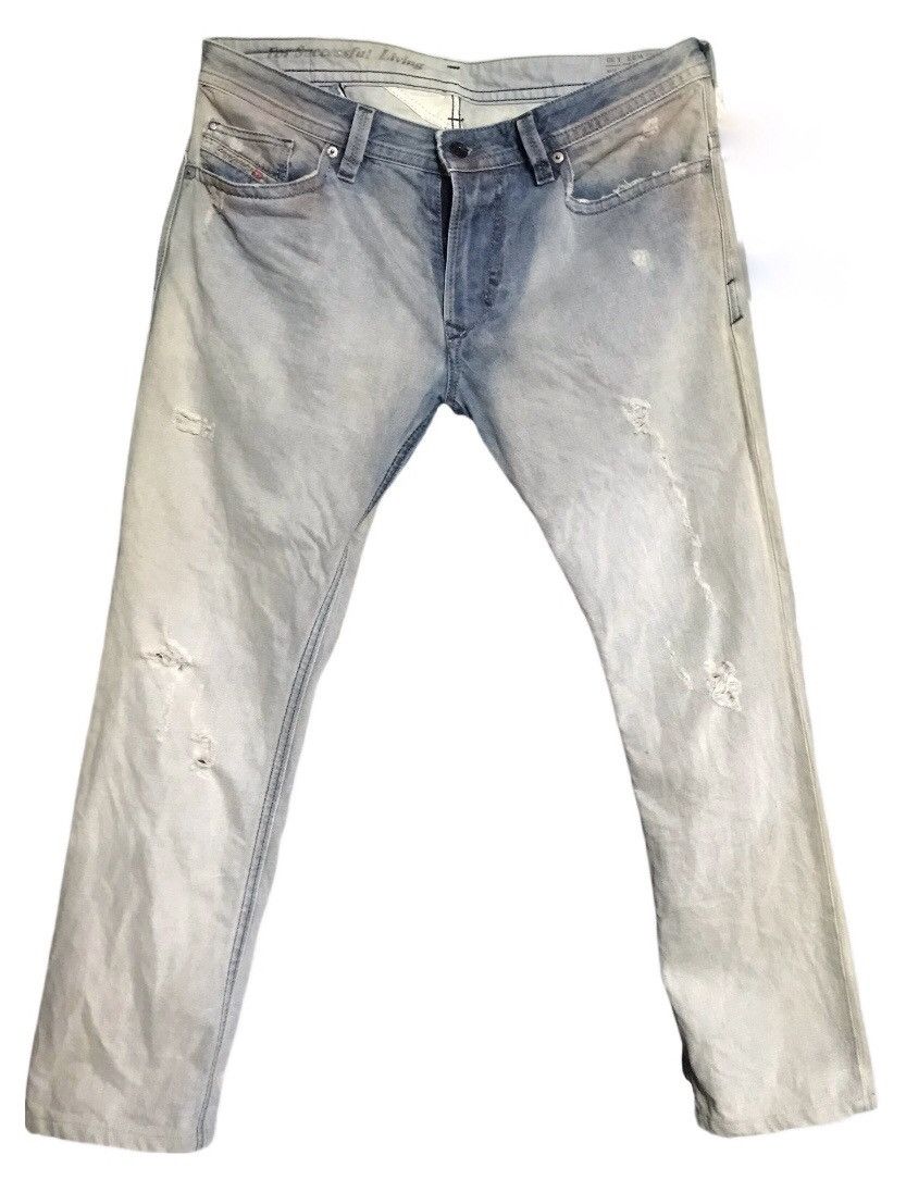 Diesel Diesel Thavar Slim Skinny Denim Jeans Size US 33 - 1 Thumbnail
