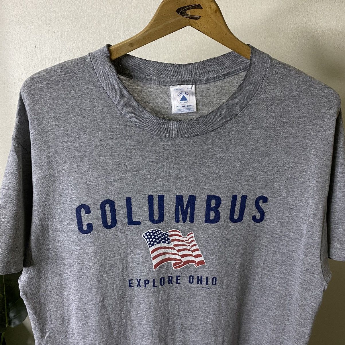 Vintage 1990s Columbus Explore Ohio T Shirt Size US M / EU 48-50 / 2 - 2 Thumbnail