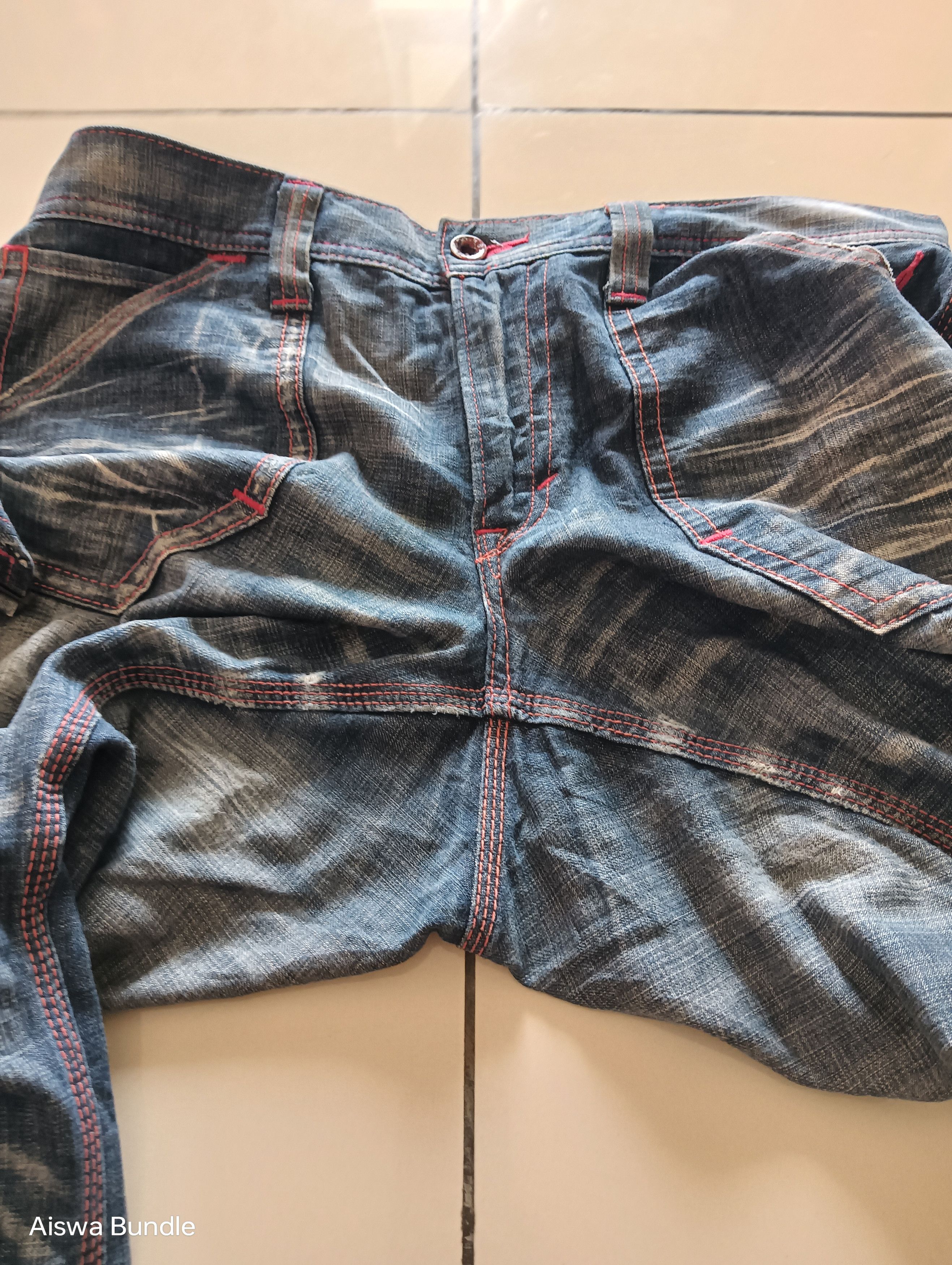 Edwin × Japanese Brand Edwin Blue Trip Distressed Denim Size US 38 / EU 54 - 17 Thumbnail