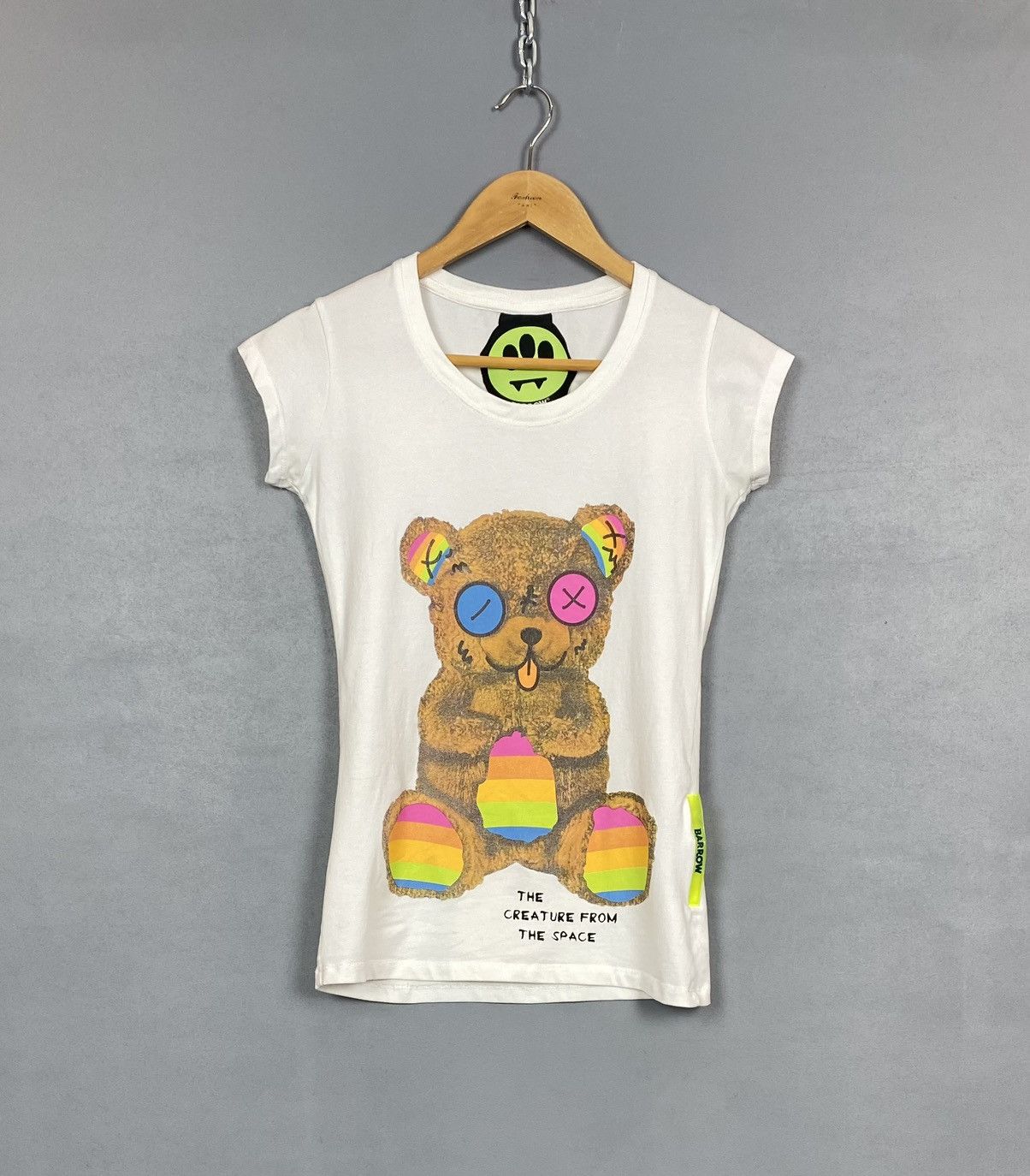 Barrow Barrow Teddy Bear White Graphic Print Short Sleeve T-shirt Size XL / US 12-14 / IT 48-50 - 1 Thumbnail