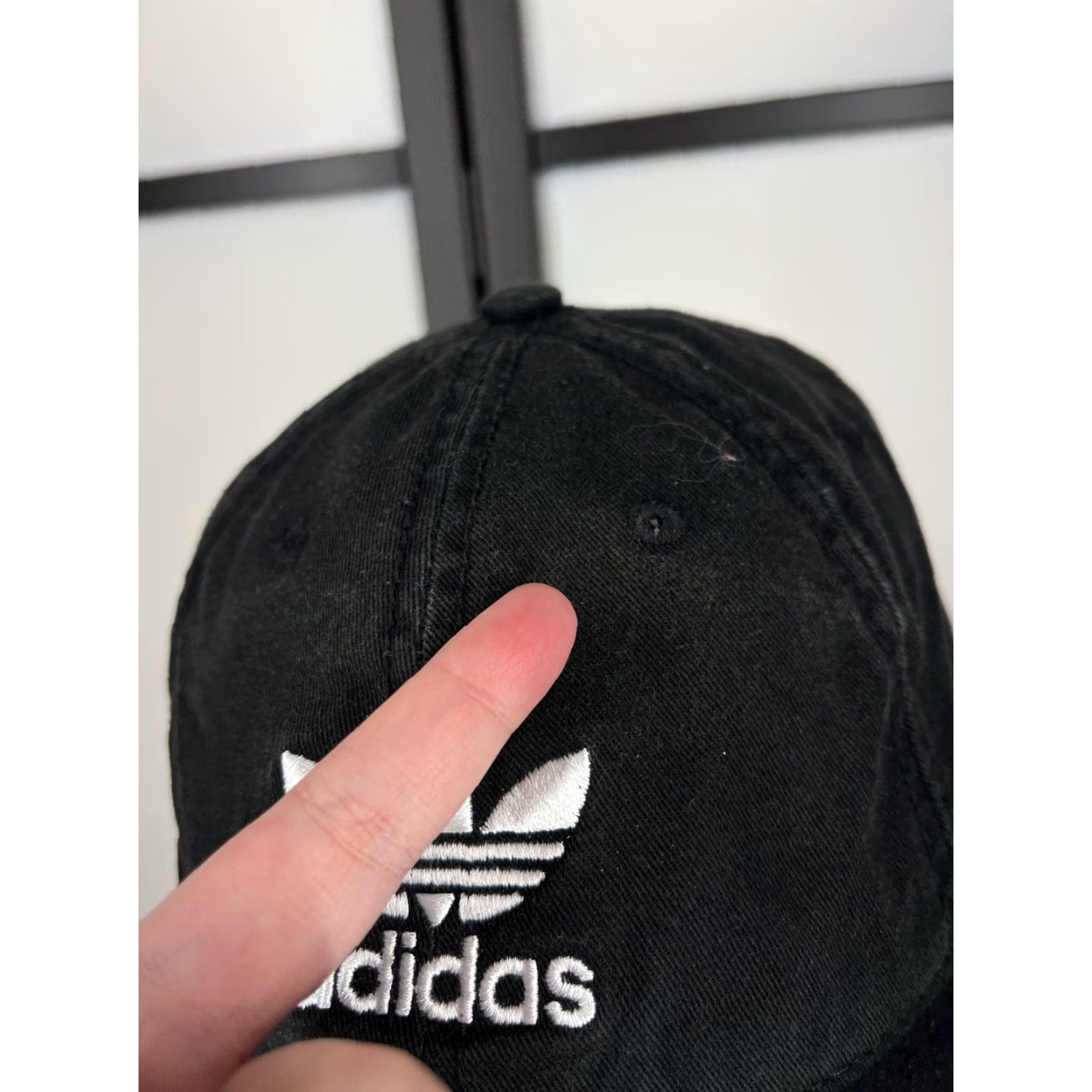 Adidas Adidas Hat Cap One Size Black 3 Stripes Cotton Golf Logo Adjustable Baseball Cap Mens Men’s Sun Hat Size ONE SIZE - 3 Thumbnail