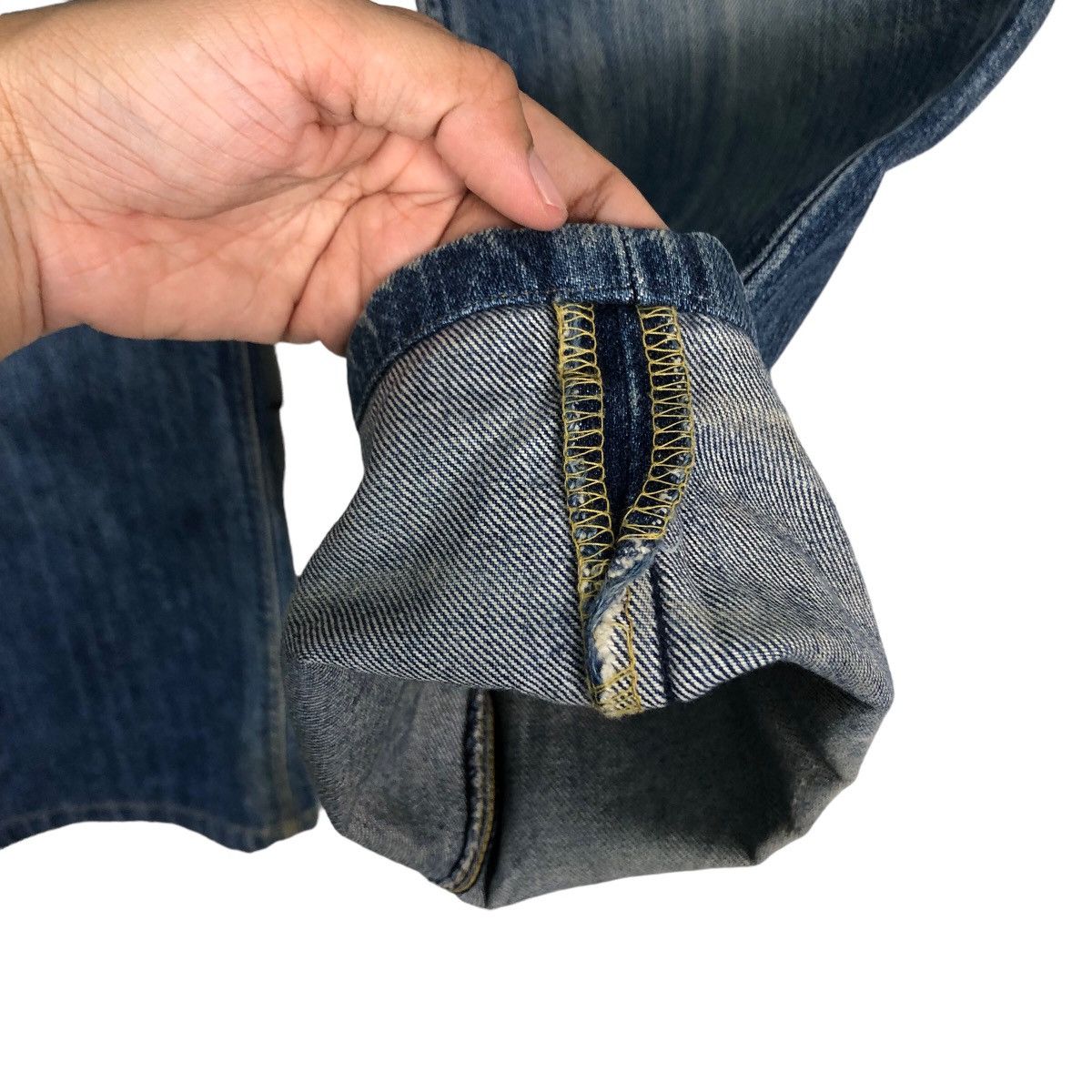 Japanese Brand 🔥Vintage Denim Jeans Lee Rider Biker Size US 32 / EU 48 - 13 Thumbnail
