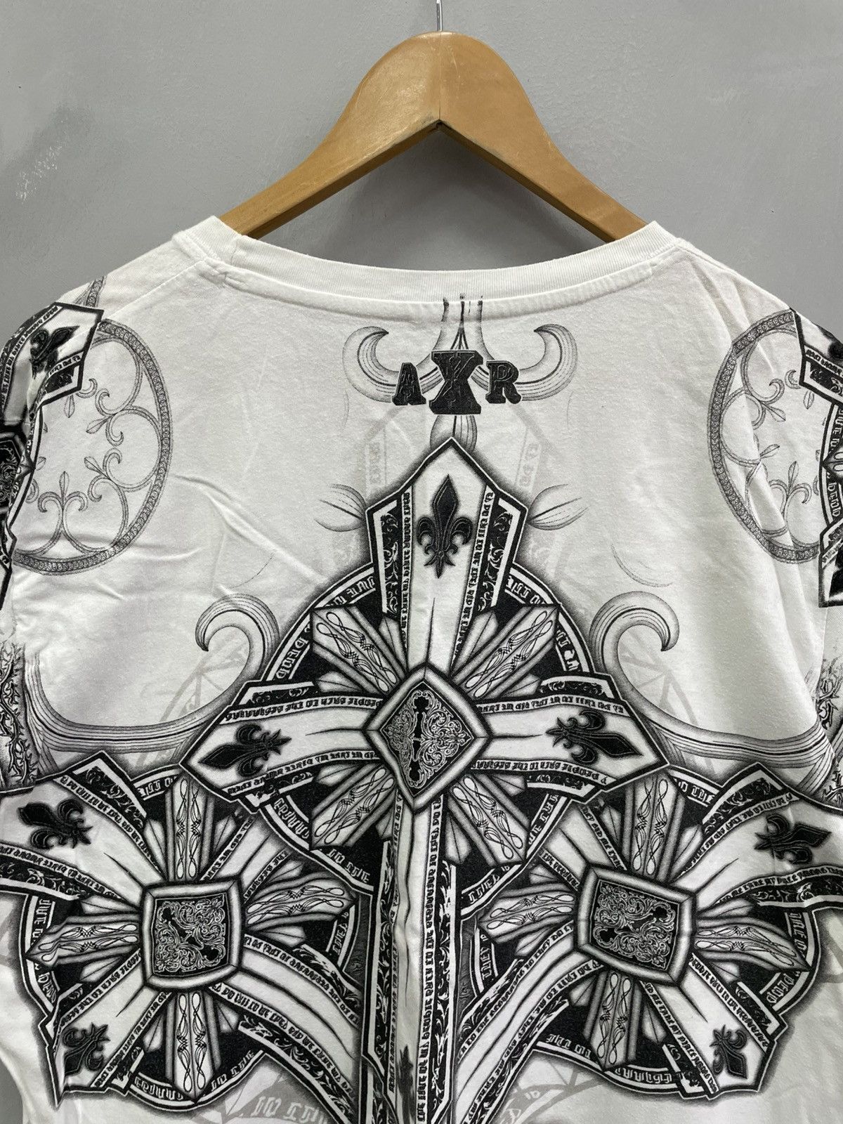 Affliction × Vintage Vintage Y2K Affliction Extreme Couture AOP T-Shirt - Large Size US XL / EU 56 / 4 - 12 Thumbnail