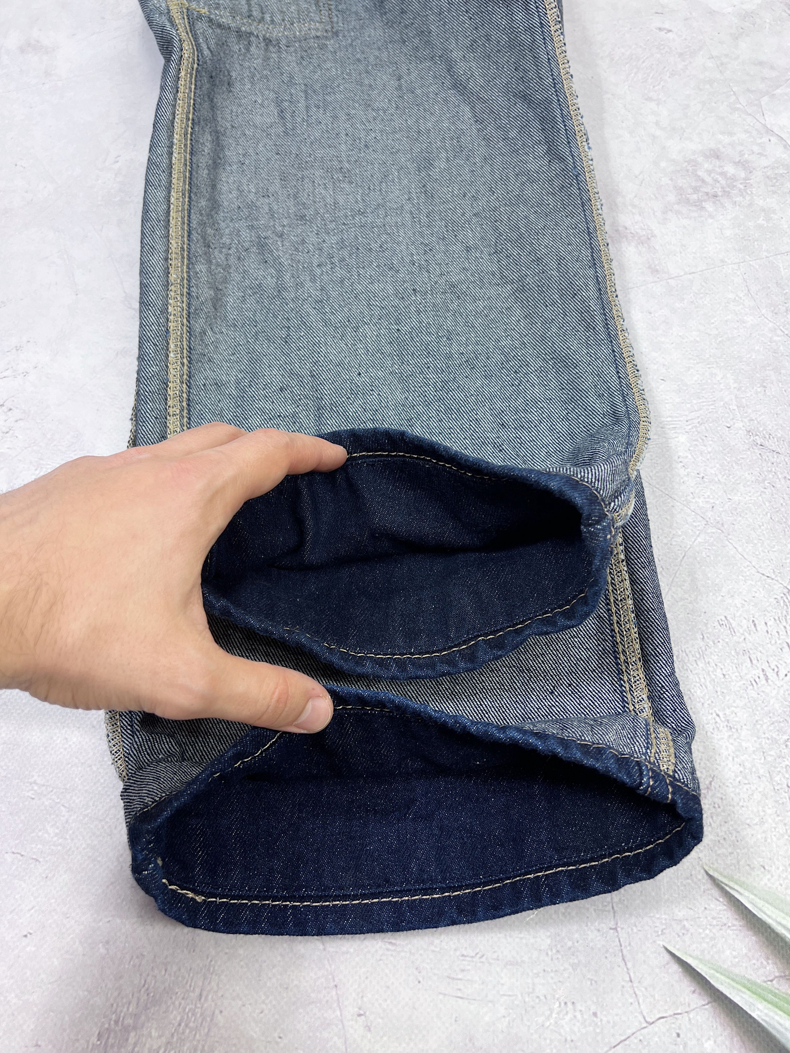 Blue Blue Japan × Japan Blue × Japanese Brand Blue Way Japanese Indigo Denim Cargo Pants Size US 32 / EU 48 - 24 Thumbnail