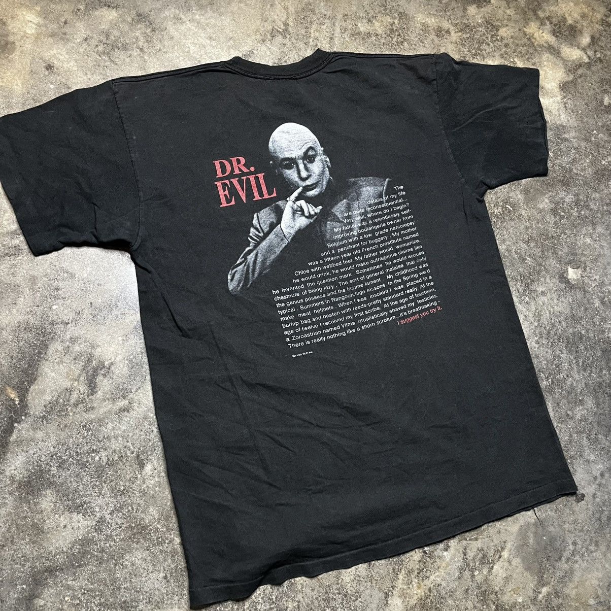 Vintage vintage dr evil goldmember austin powers movie promo tshirt Size US XL / EU 56 / 4 - 3 Thumbnail