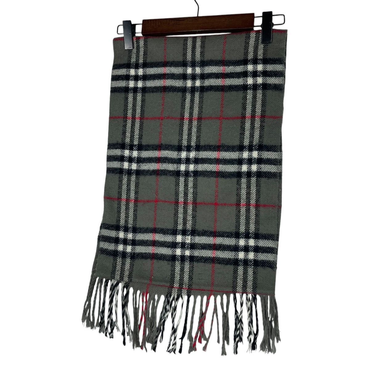 Burberry × Vintage Vintage Burberrys Nova Checked Lambswool Light Scarf Muffler Size ONE SIZE - 8 Thumbnail