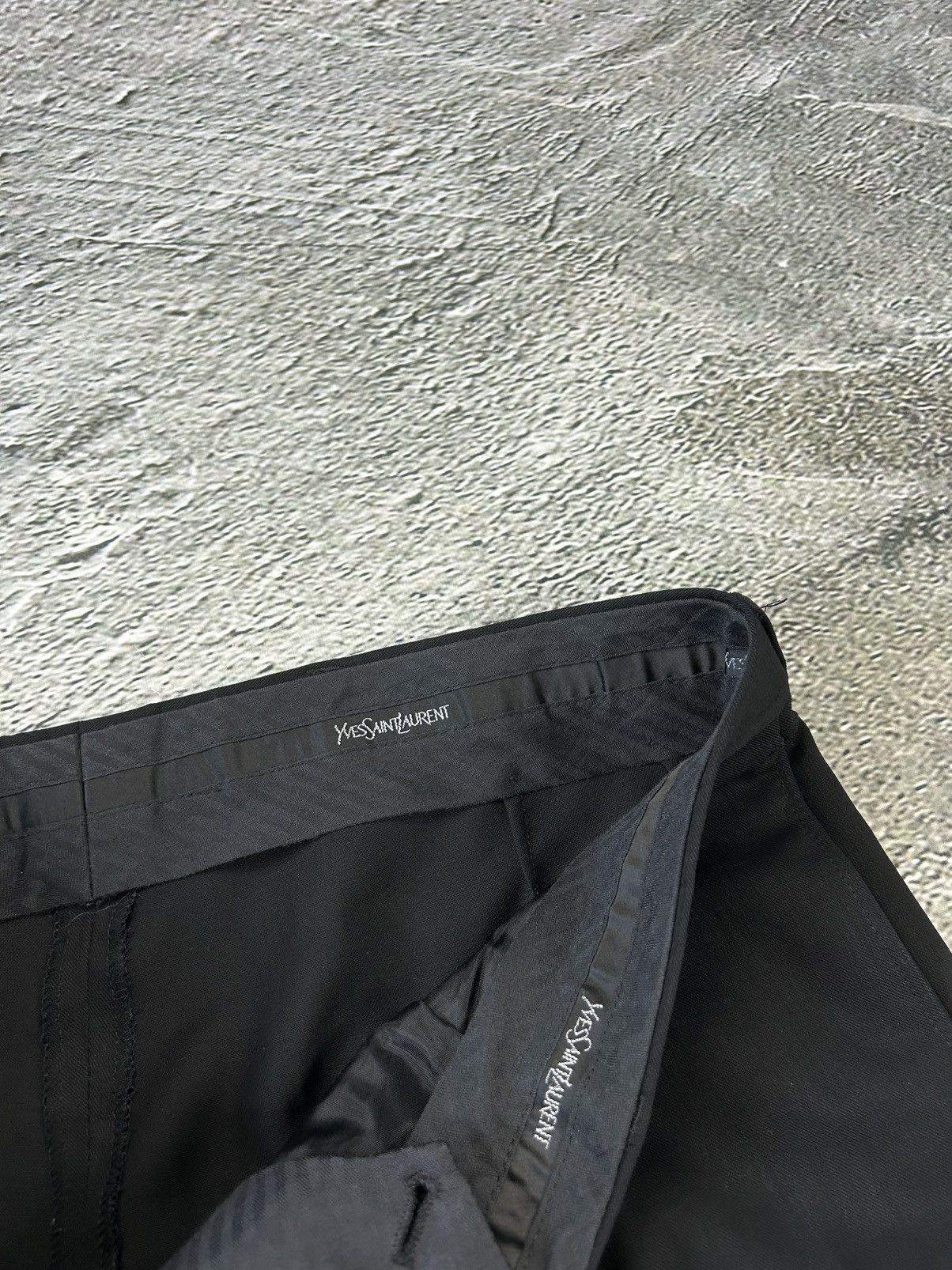 Vintage × Yves Saint Laurent Vintage YSL Yves Saint Laurent Suit Classic Wool Pants Size US 34 / EU 50 - 4 Thumbnail
