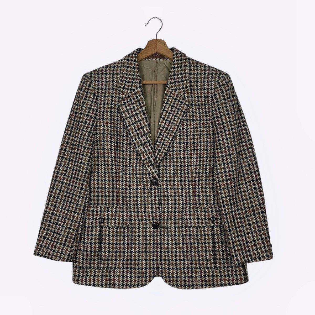 Burberry Burberrys Herringbone Wool Jacket Size M / US 6-8 / IT 42-44 - 1 Thumbnail