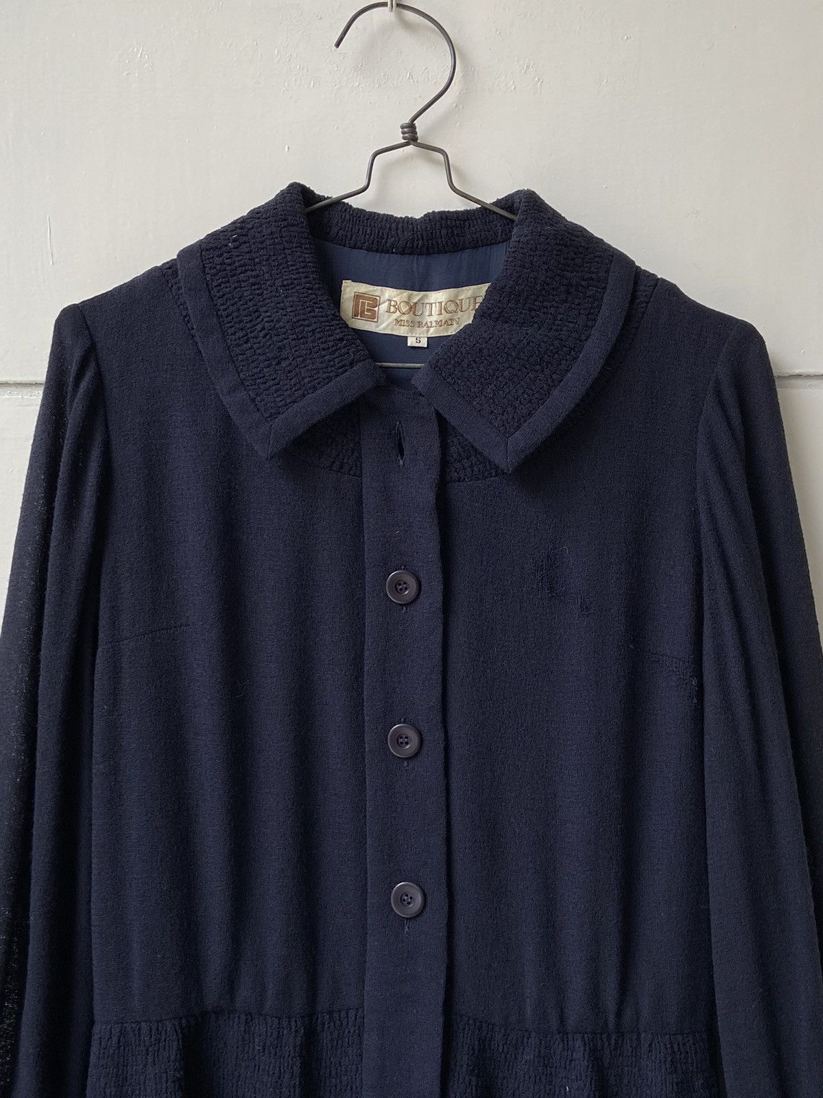 Balmain × Pierre Balmain MISS BALMAIN Navy Dress Size XS / US 0-2 / IT 36-38 - 12 Thumbnail