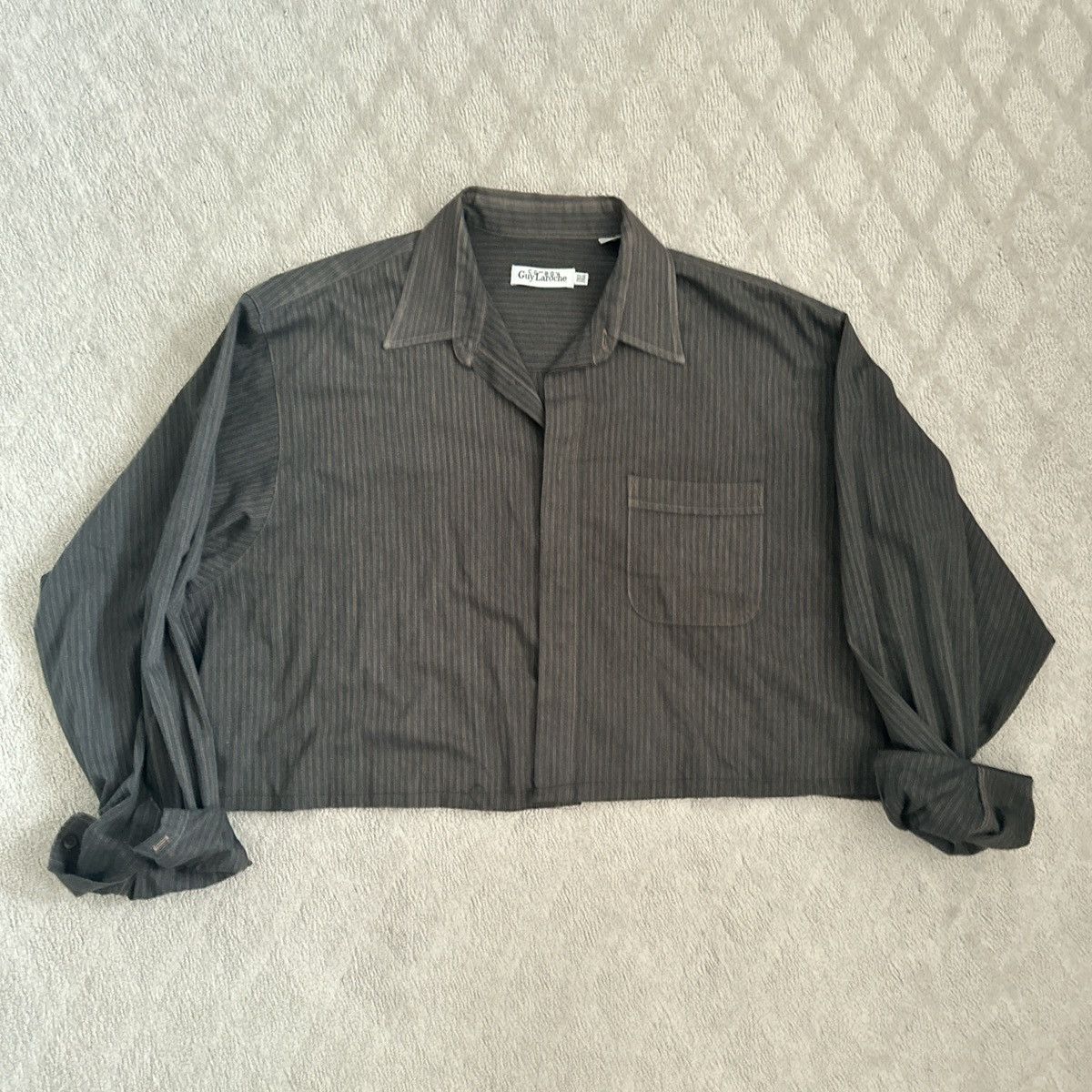 Vintage Cropped Shirt Size US XL / EU 56 / 4 - 1 Thumbnail