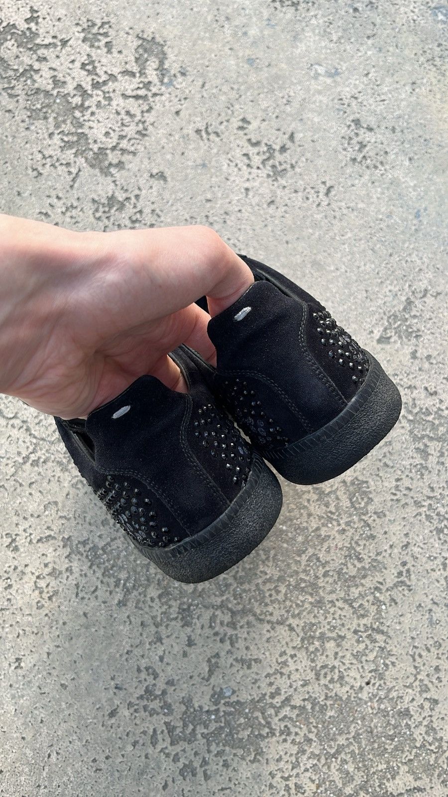 Maison Margiela Maison Margiela Gat Replica Swarovski Black Crystal Size US 9 / EU 42 - 8 Thumbnail