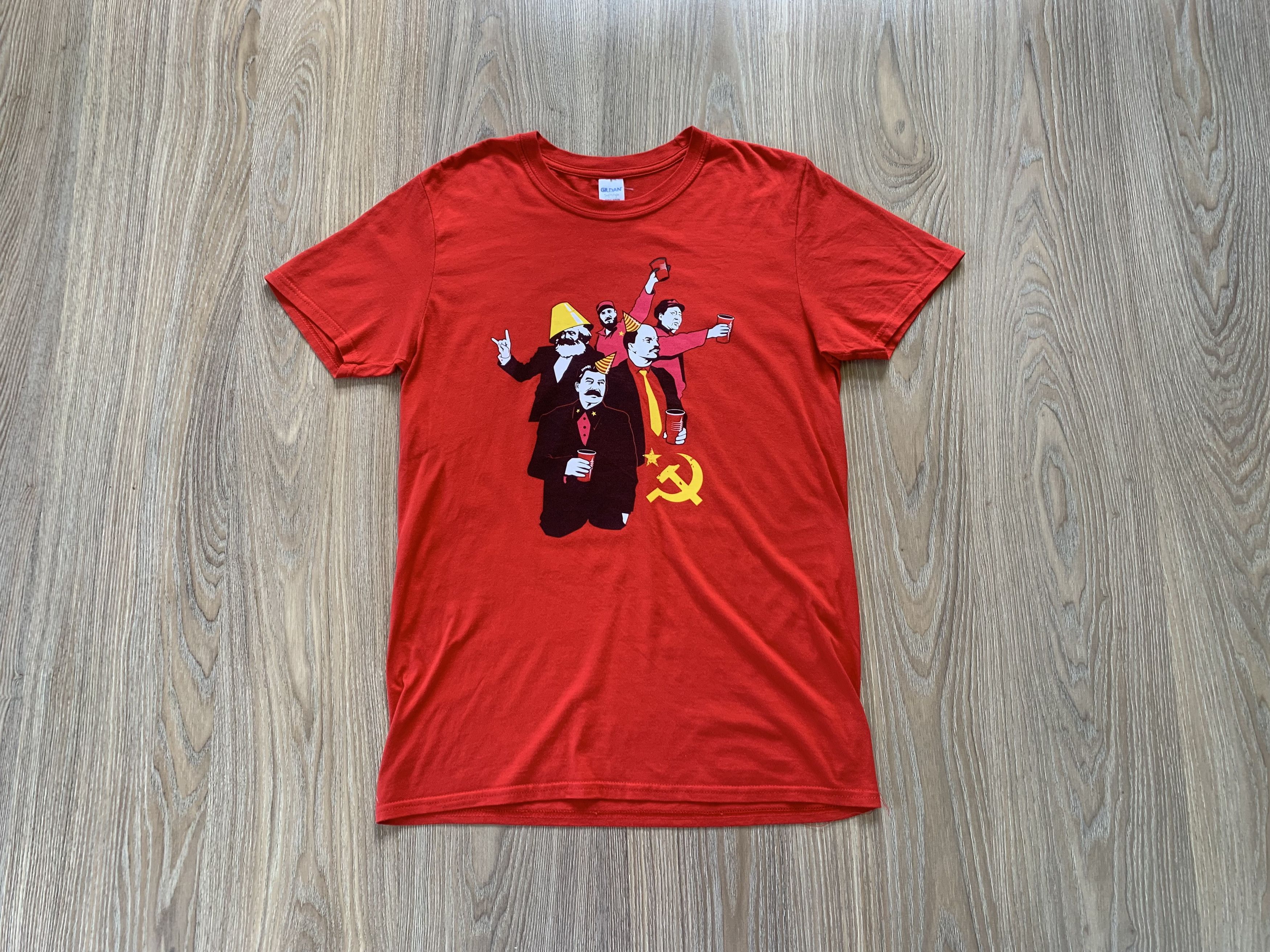 Gildan Vintage Gildan Dictators Comunism Printed Humor T-Shirt Size US M / EU 48-50 / 2 - 1 Thumbnail