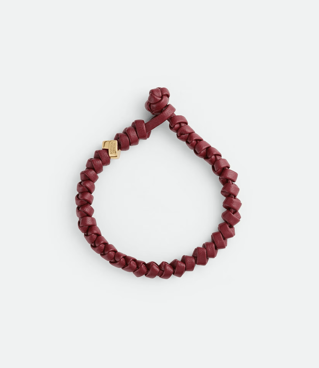 Bottega Veneta Knot Leather Bracelet Size ONE SIZE - 1 Thumbnail