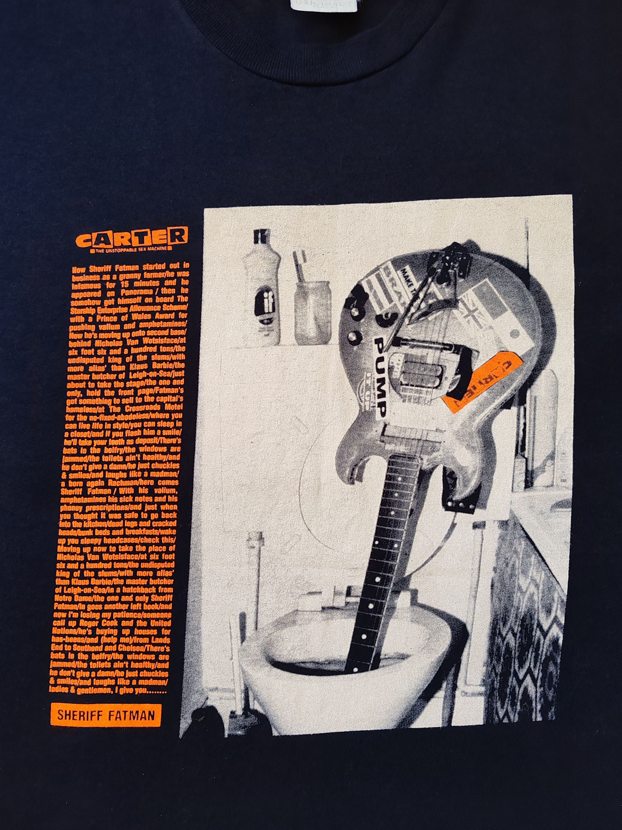 Band Tees 1991 Carter USM Vintage Sheriff Fatman Grebo T shirt size L Size US L / EU 52-54 / 3 - 3 Thumbnail