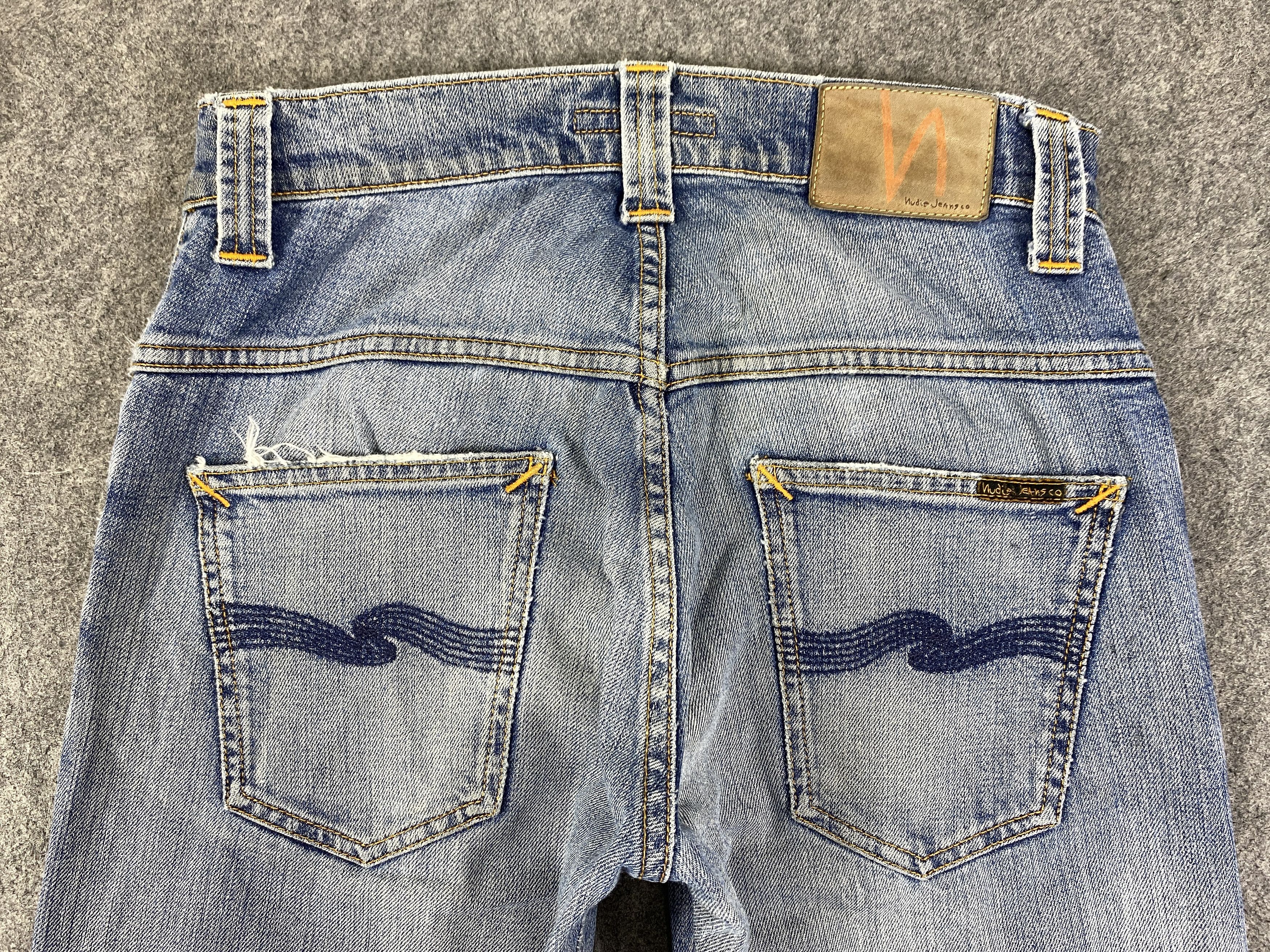 Nudie Jeans Faded Blue Vintage Nudie Jeans 29x31 Denim - JN3258 Size US 29 - 4 Thumbnail