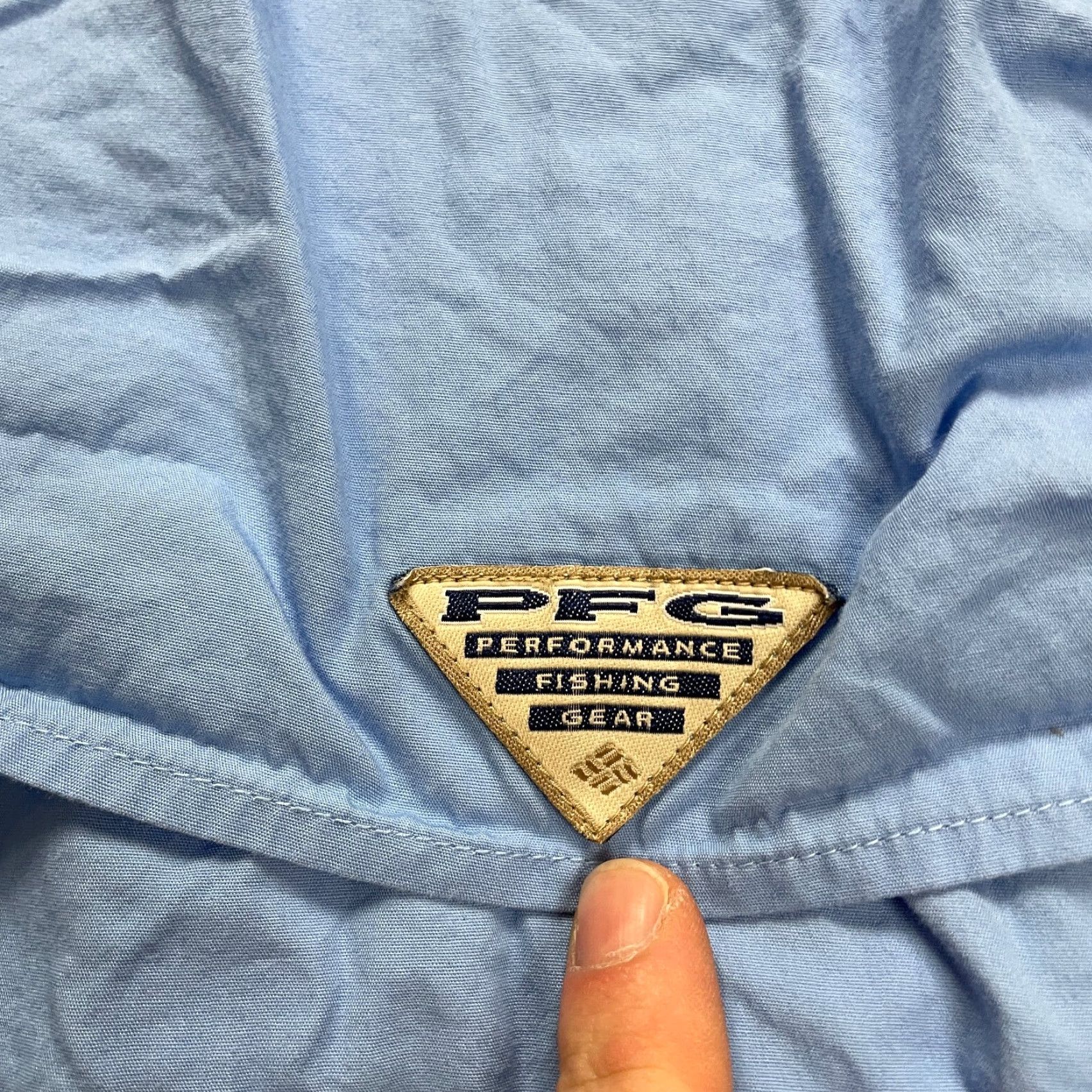 Vintage Columbia PFG Bahama Shirt Men L Blue Button-Down Short Sleeve Fishing Outdoor Mens Size US L / EU 52-54 / 3 - 5 Thumbnail
