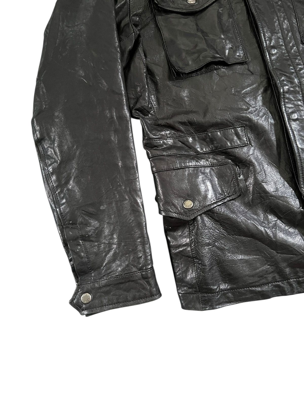 Avirex 2000s Avirex M65 Sheepskin Leather Jacket Size US L / EU 52-54 / 3 - 4 Thumbnail