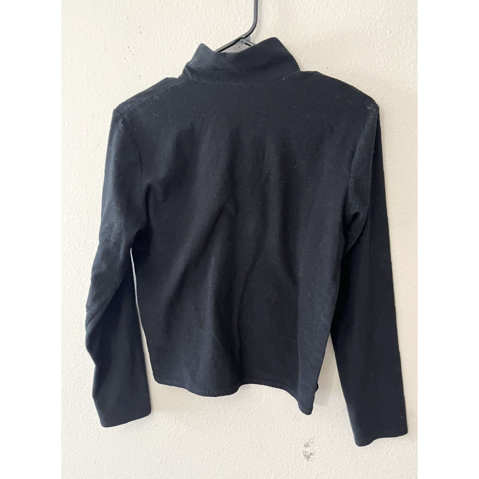 Gap Gap Sweater Womens S Pullover Long Sleeve 1/4 Zip Black Ladies Casual Size S / US 4 / IT 40 - 3 Thumbnail