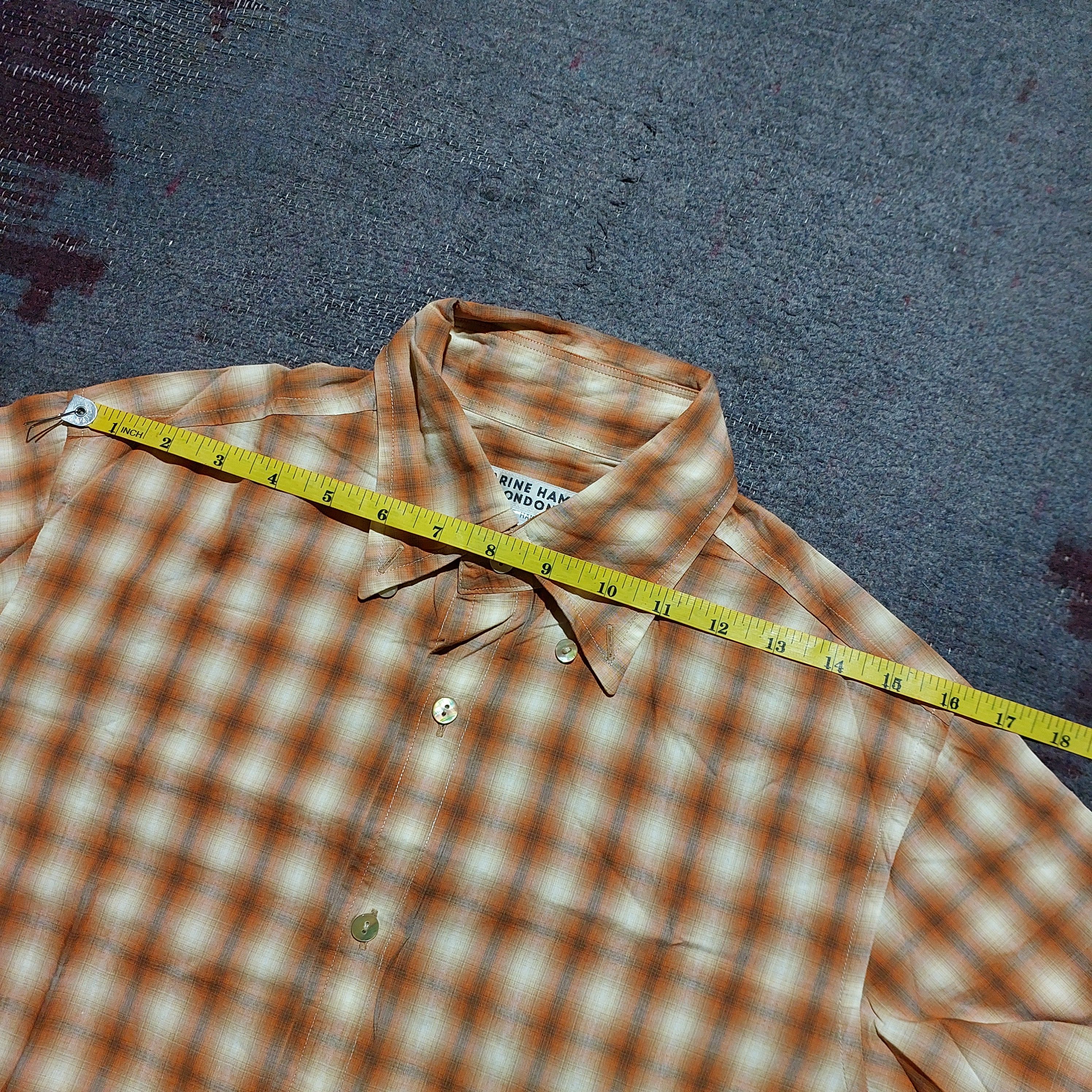 Katharine Hamnett London Katharine Hamnett orange checkered L/s shirt Size US M / EU 48-50 / 2 - 10 Thumbnail