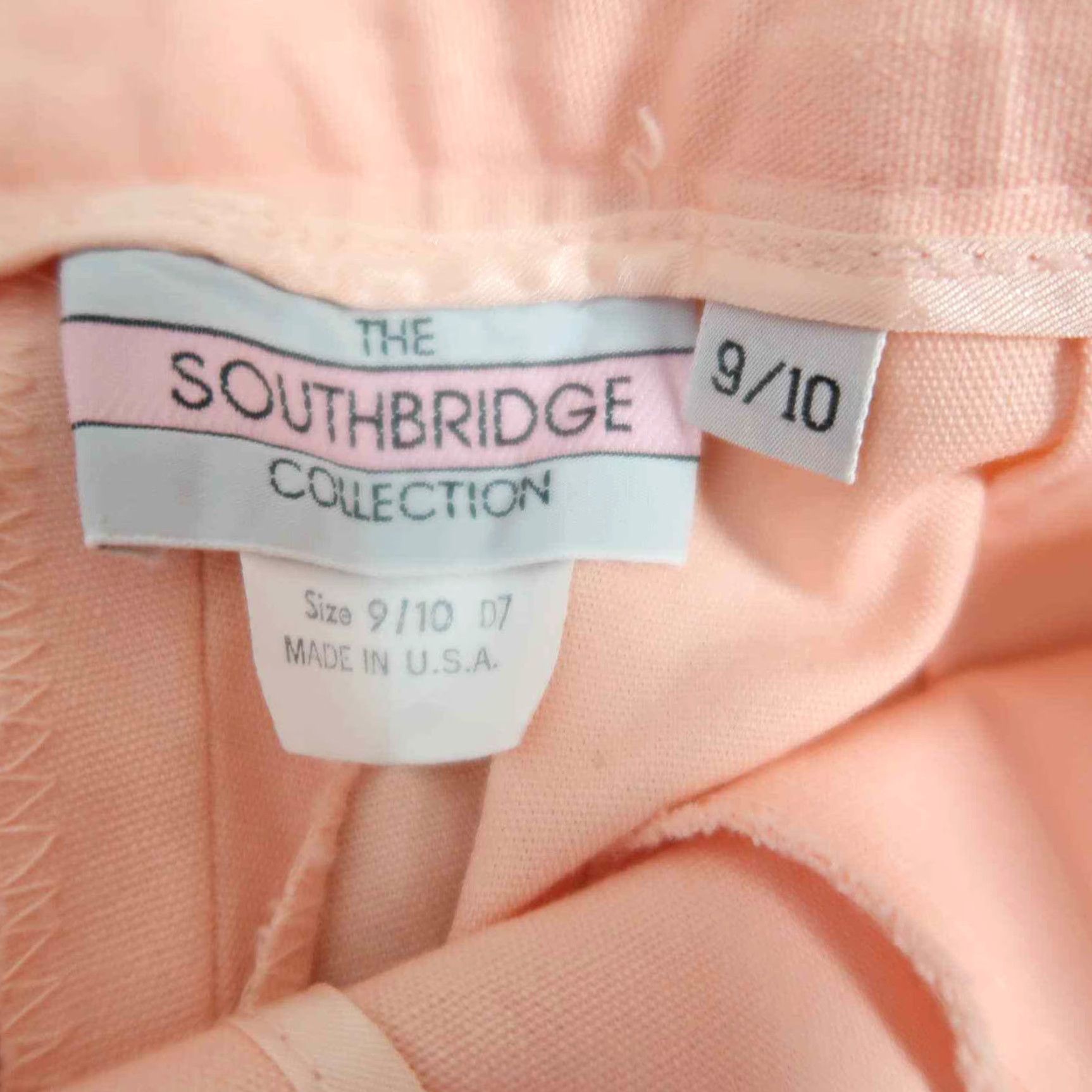 Vintage VINTAGE 80s peach orange high rise pleat front straight leg pants 26" Regular Cotton 29" Inseam 10 Mens Womens? Size 26" / US 2 / IT 38 - 4 Thumbnail