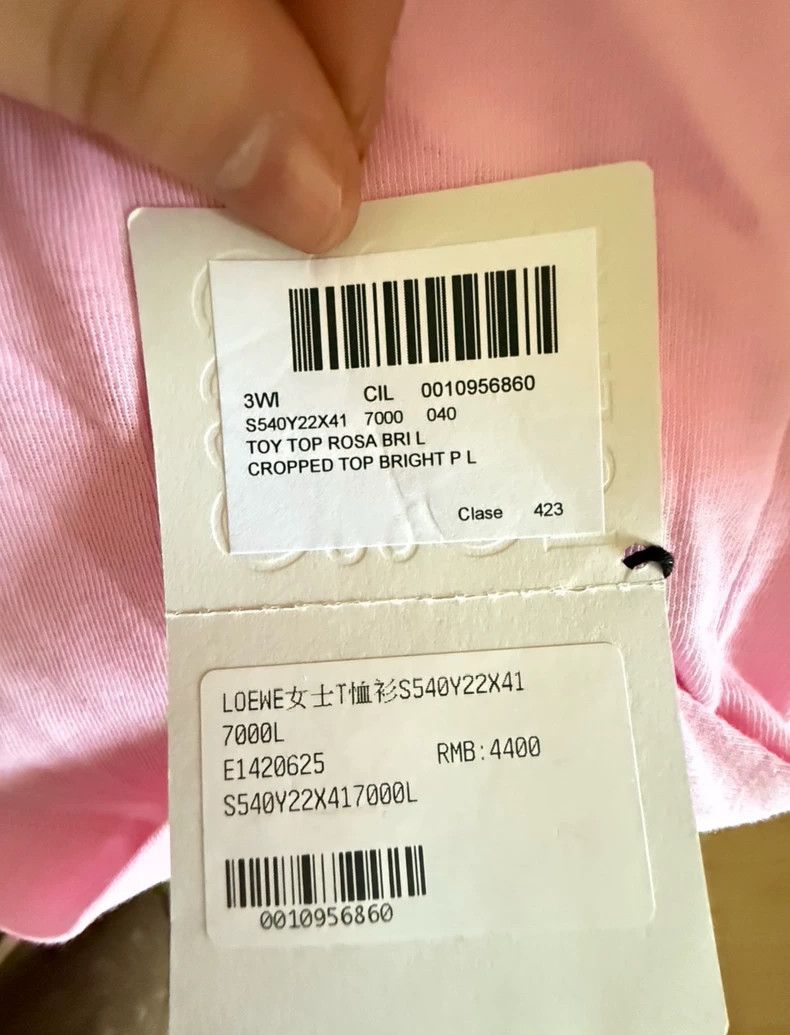 Loewe LOEWE Pink half sleeve Size L / US 10 / IT 46 - 2 Thumbnail