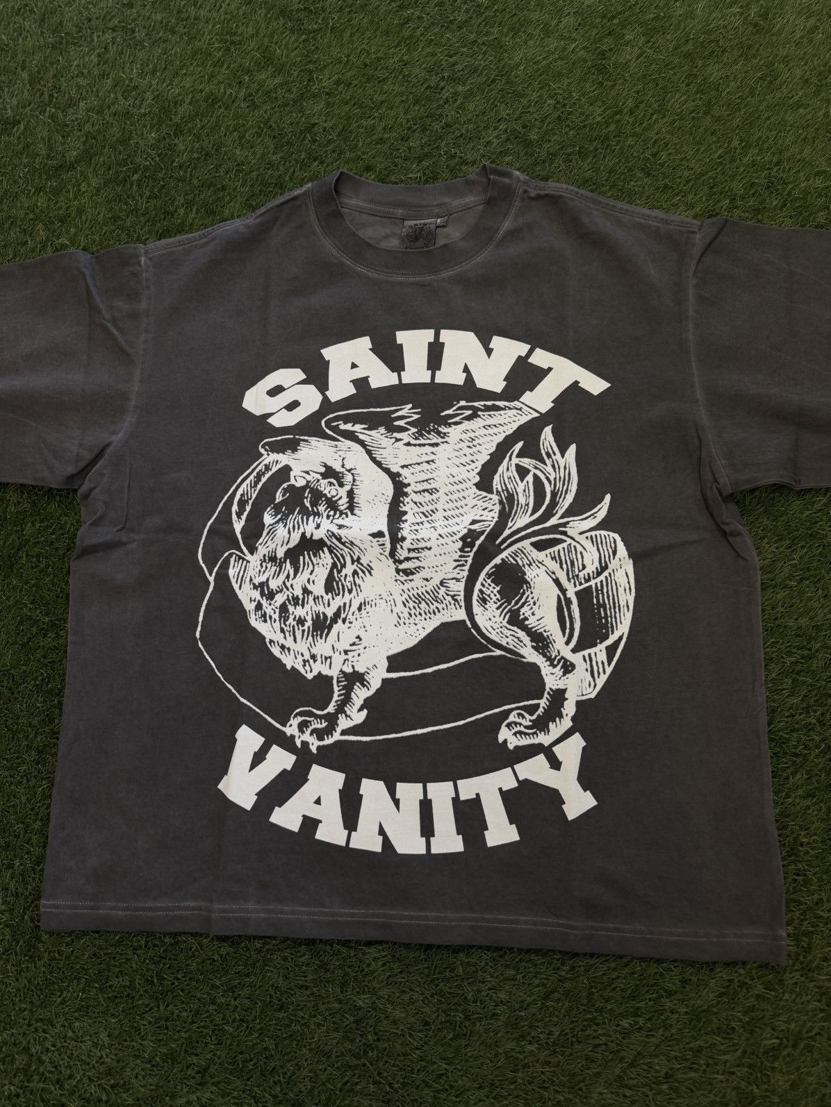 Saint Vanity Saint Vanity Tee Shirt Logo Grey Size Small (NEW) Size US S / EU 44-46 / 1 - 4 Thumbnail