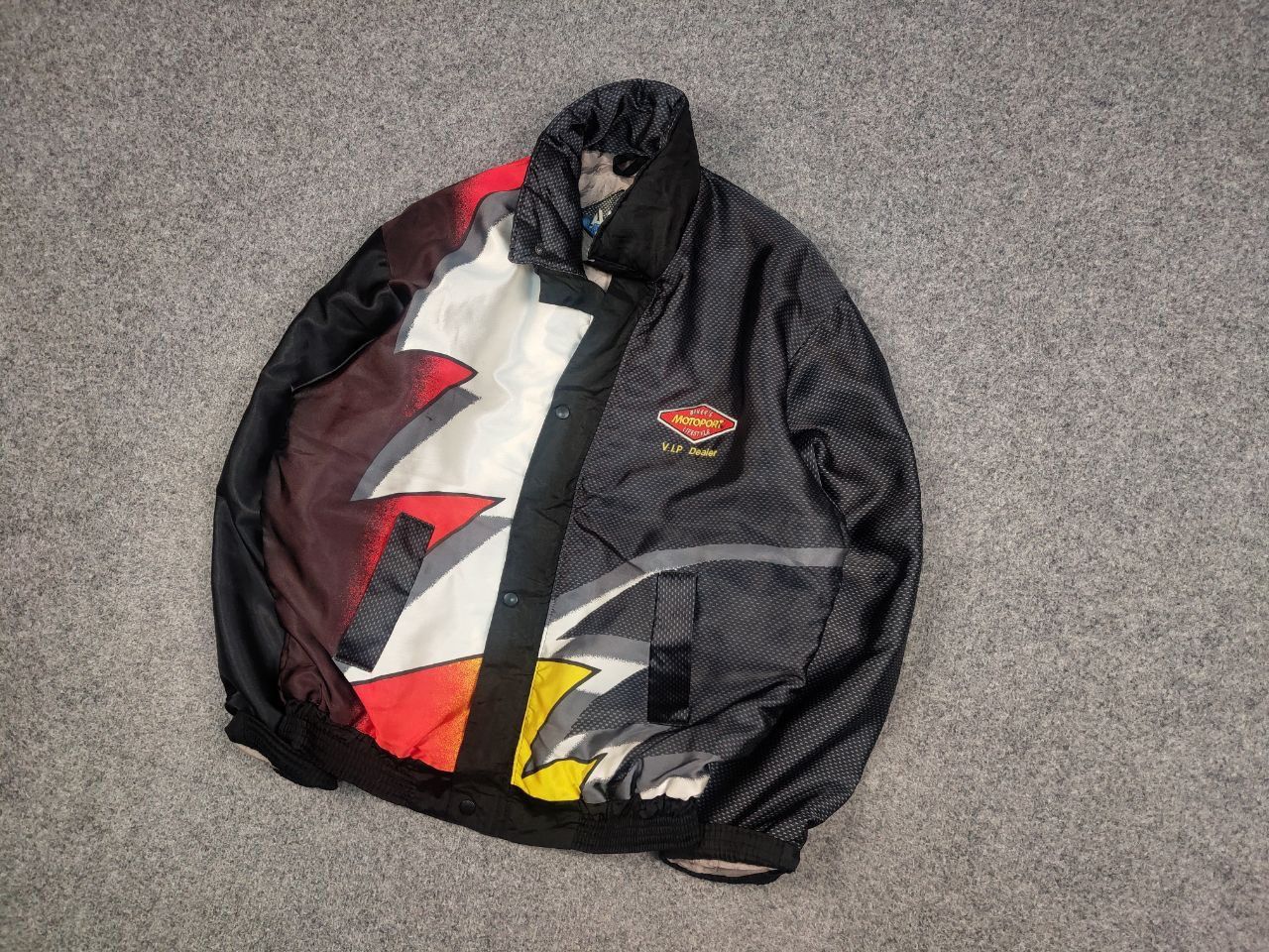 Vintage Vintage Akito Bikers Motorsport Lifestyle Racing Logo Jacket Size US L / EU 52-54 / 3 - 3 Thumbnail