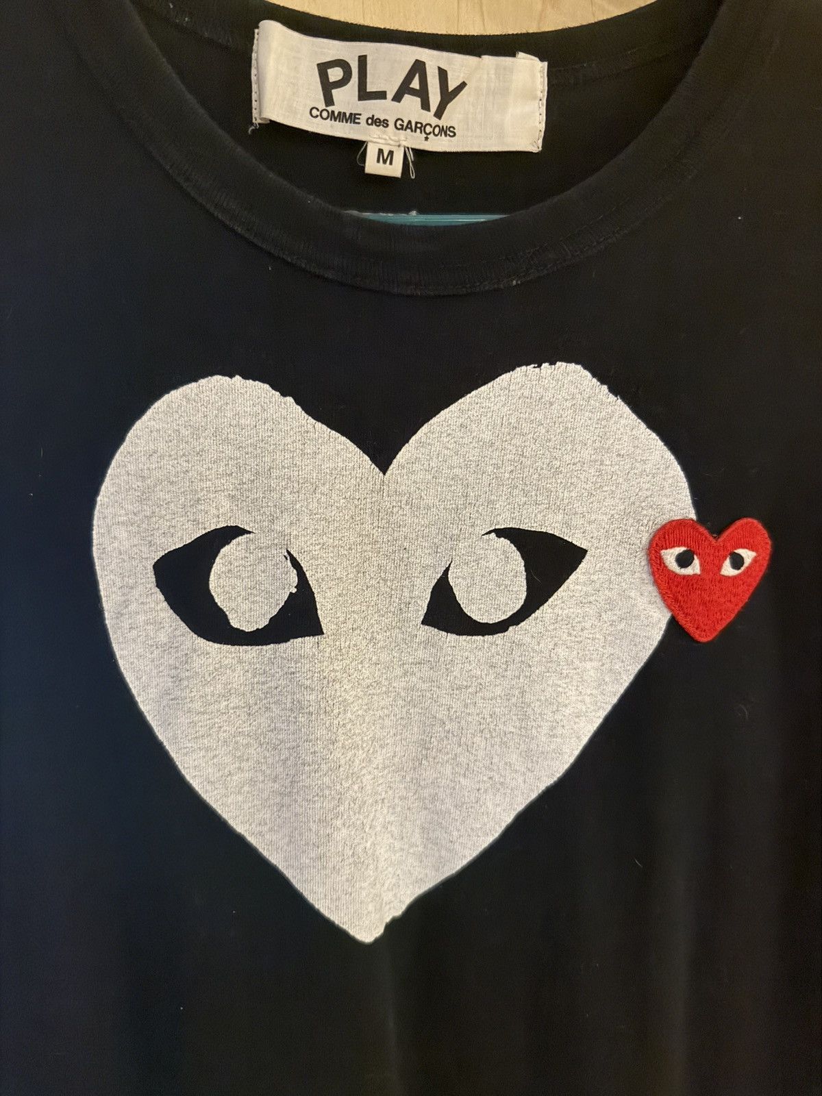 Comme des Garcons PLAY Black Play by CDG t-shirt Size US M / EU 48-50 / 2 - 2 Thumbnail