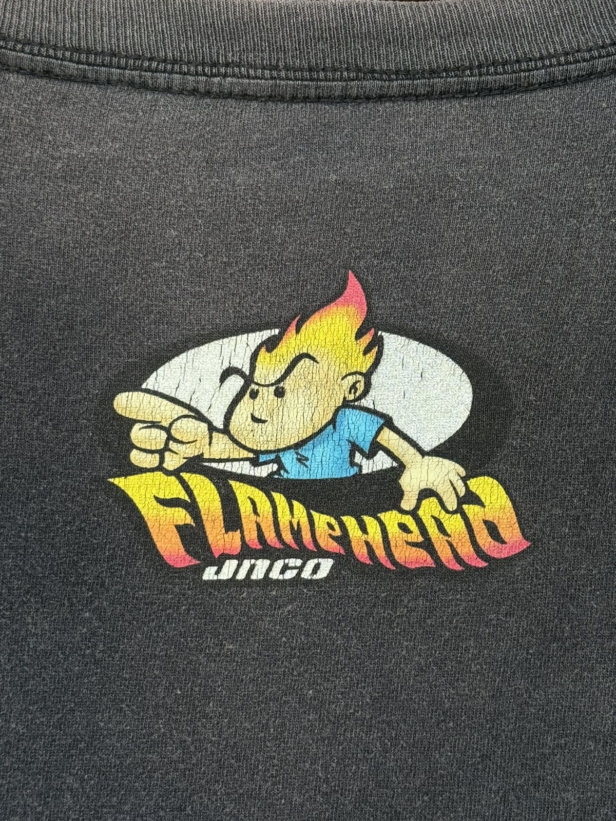 JNCO Vintage JNCO FlameHead Tees / Bjork Nirvana Aphex Twin Size US XL / EU 56 / 4 - 6 Thumbnail