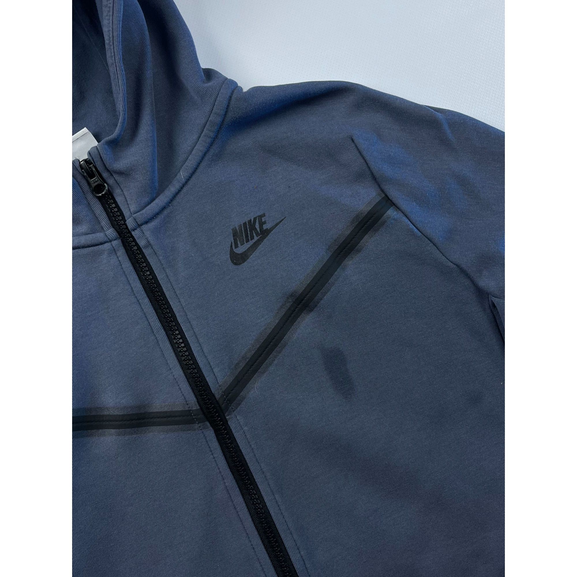 Nike Nike Tech Fleece Full-Zip Hoodie Blue Size US XS / EU 42 / 0 - 4 Thumbnail