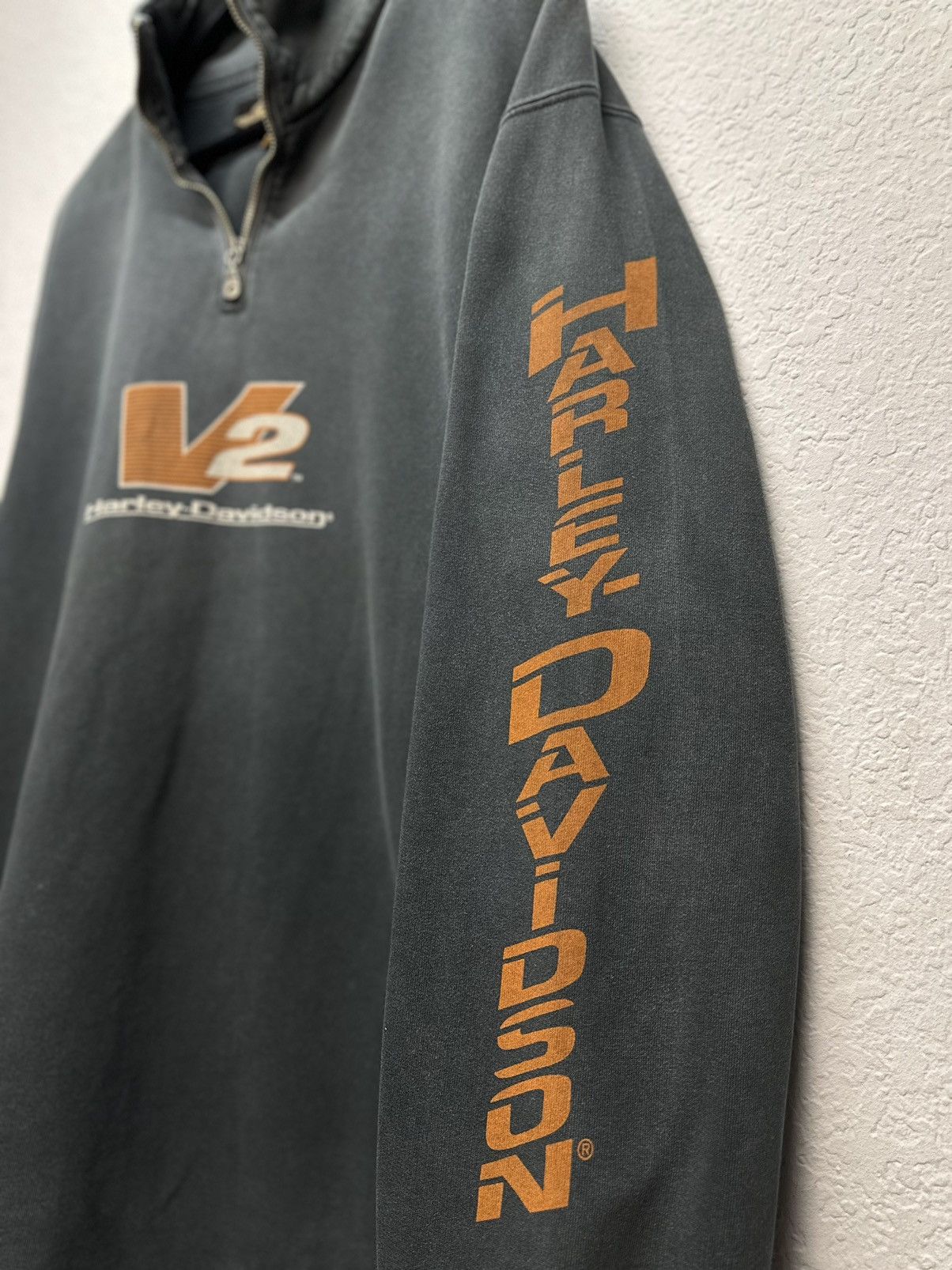 Harley Davidson Rare 🥵 Harley Davidson zip hoodie quarter sweatshirt y2k Size US L / EU 52-54 / 3 - 5 Thumbnail