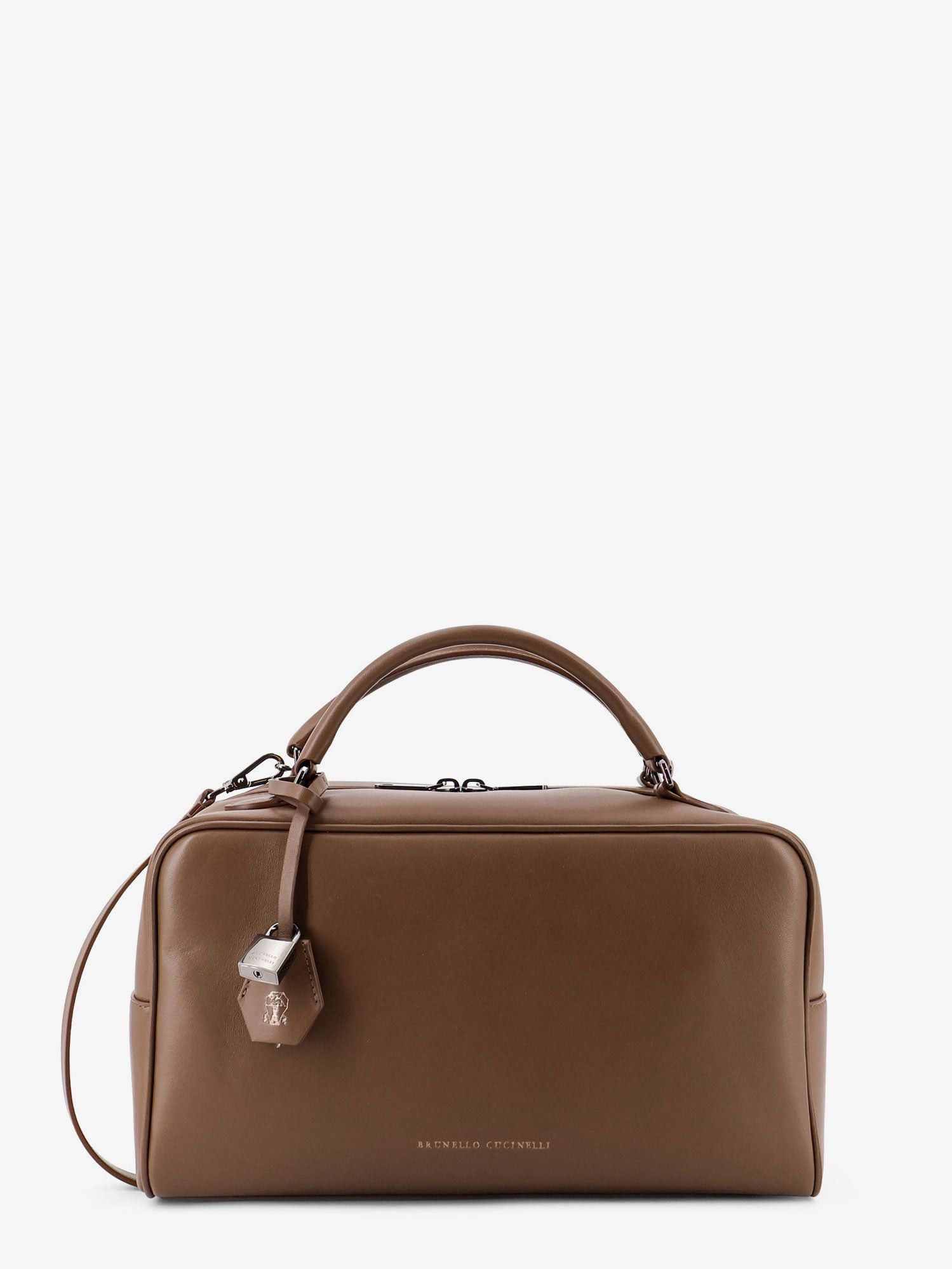 Brunello Cucinelli Boston Explorer Leather Crossbody Bag Size ONE SIZE - 1 Thumbnail