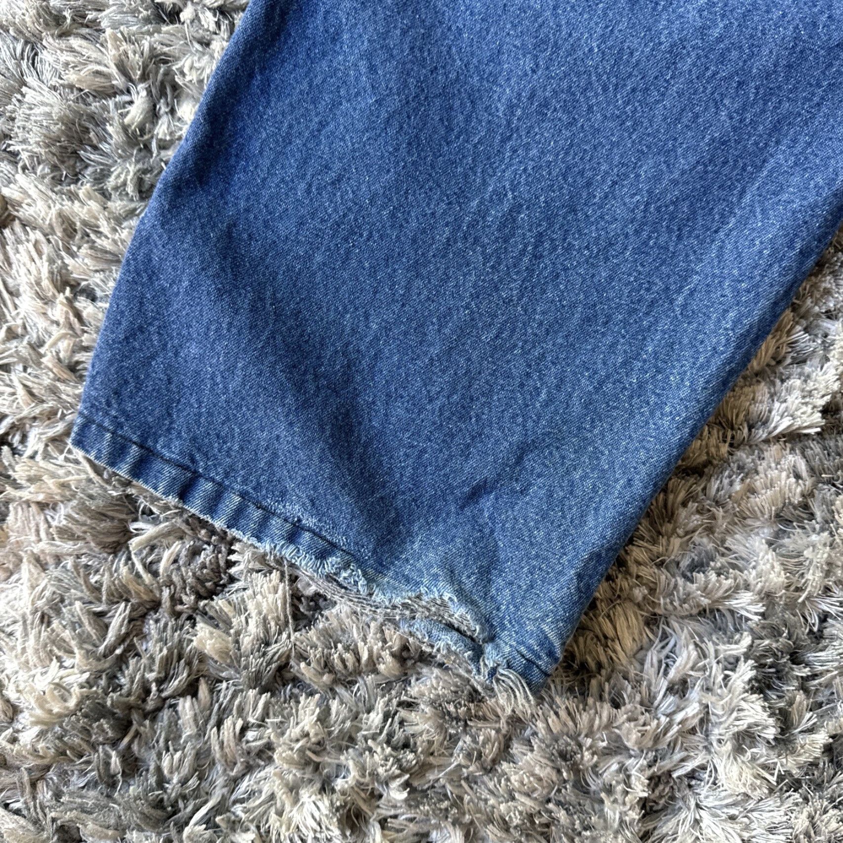 Wrangler Big Ben Jeans Denim Vintage Blue Mens Straight USA Size 38x29 Carpenter Jeans Denim USA Mens Straight 38 29 Blue Size US 38 / EU 54 - 2 Thumbnail