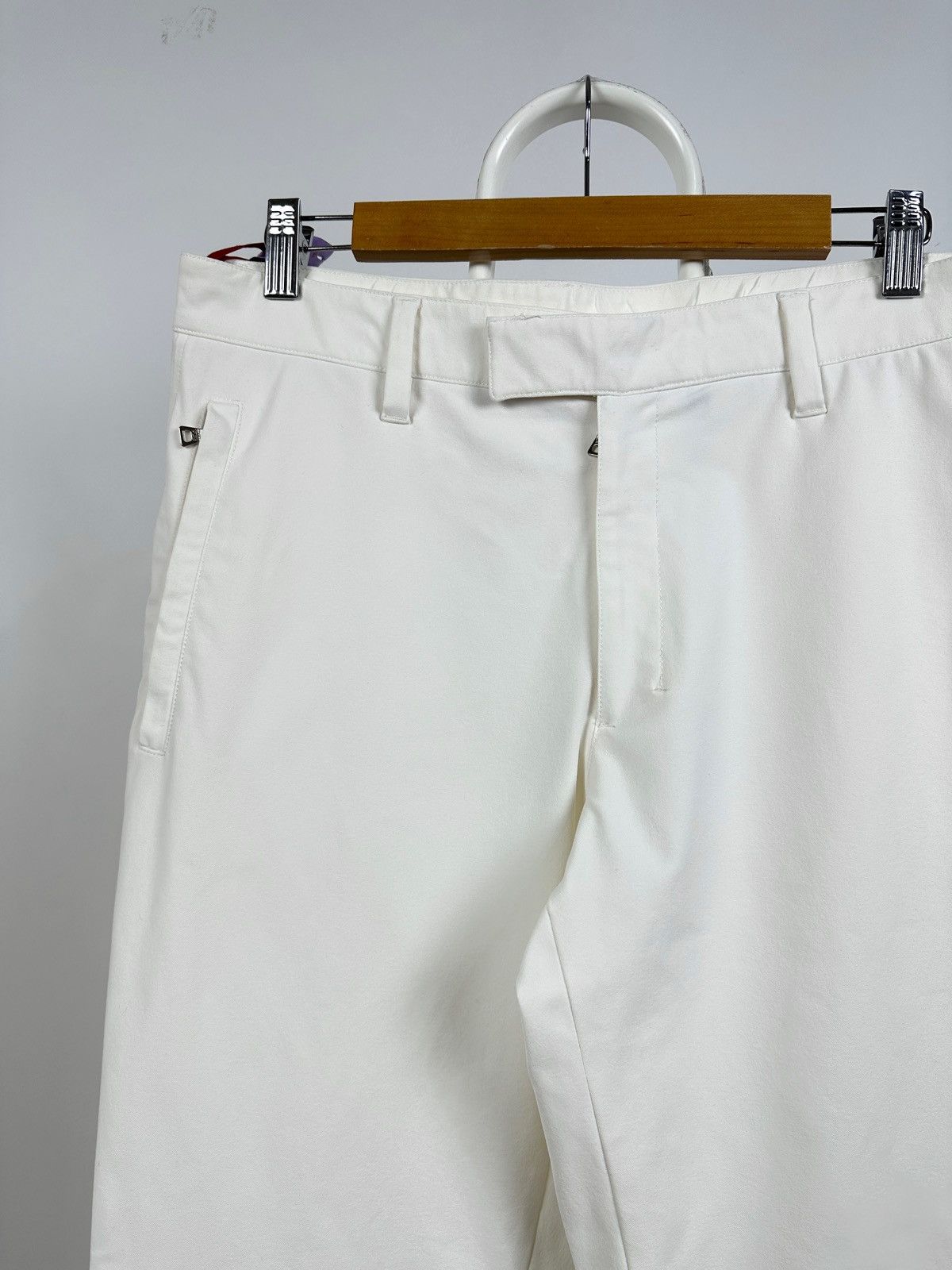 Prada Vintage Prada Sport Red Tab White Nylon Pants Size US 32 / EU 48 - 6 Thumbnail