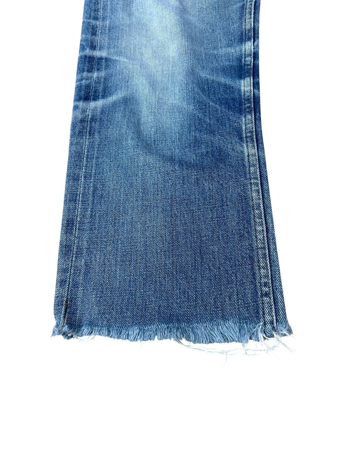 A.P.C. Vintage A.P.C. Distressed Rip Off Leg Denim Selvedge Jeans Size US 30 / EU 46 - 10 Thumbnail