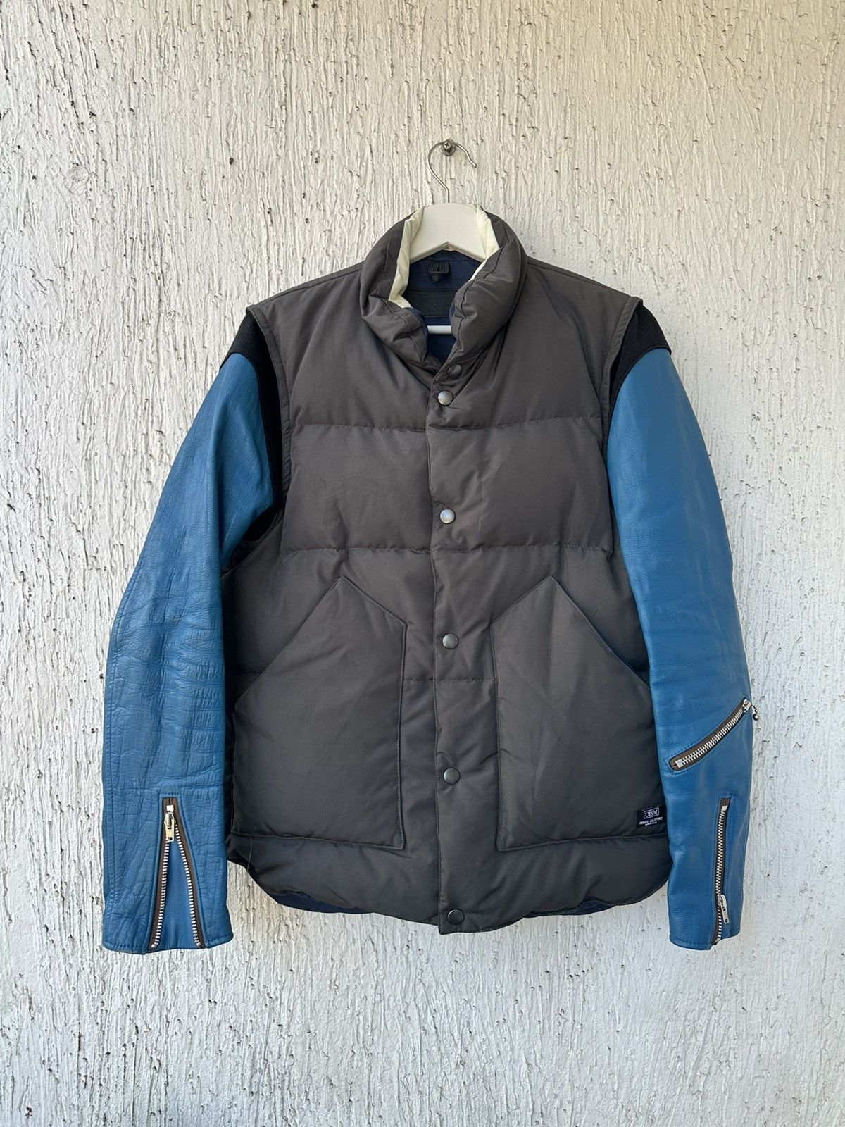 Undercover Leather Sleeve Down Jacket Size US M / EU 48-50 / 2 - 1 Thumbnail