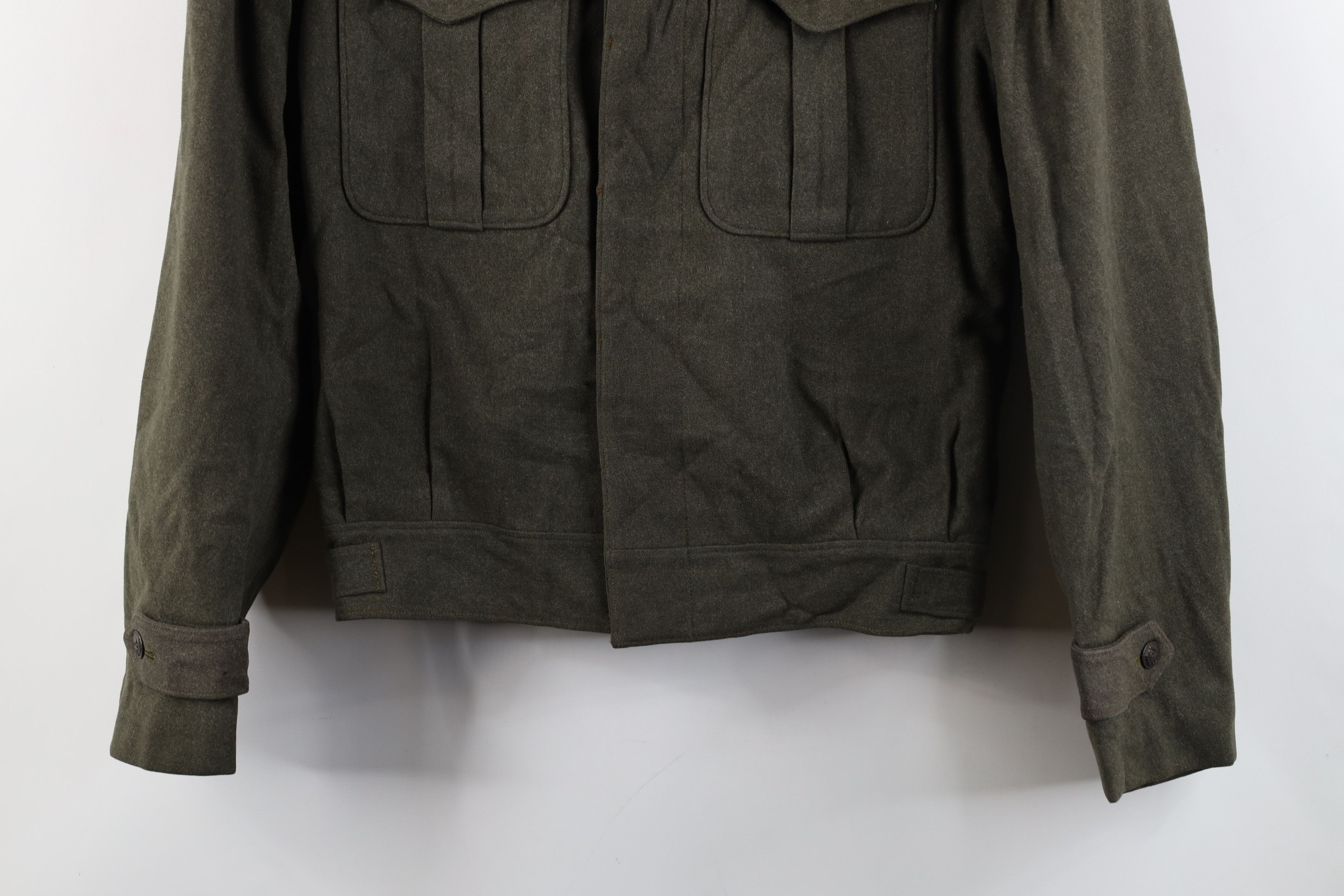 Vintage Vintage 40s World War II Eisenhower Jacket Green USA Size US S / EU 44-46 / 1 - 3 Thumbnail