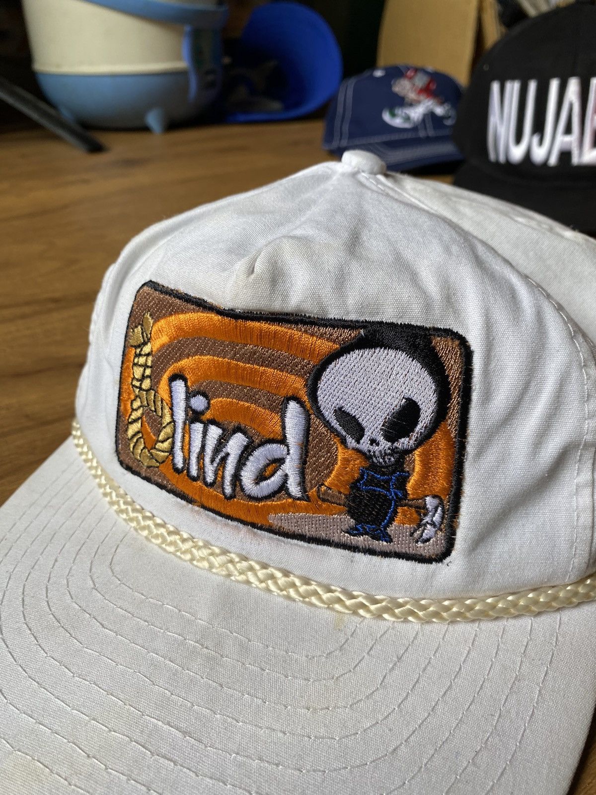 Vintage Vintage Rope Hat BLIND SKATEBOARDS 00s Size ONE SIZE - 4 Thumbnail