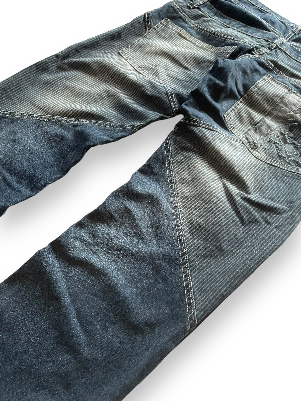 If Six Was Nine × Junya Watanabe Dolce & Gabanna Junyawatanabe Style Double Waist Baggy Jeans Size US 30 / EU 46 - 13 Thumbnail