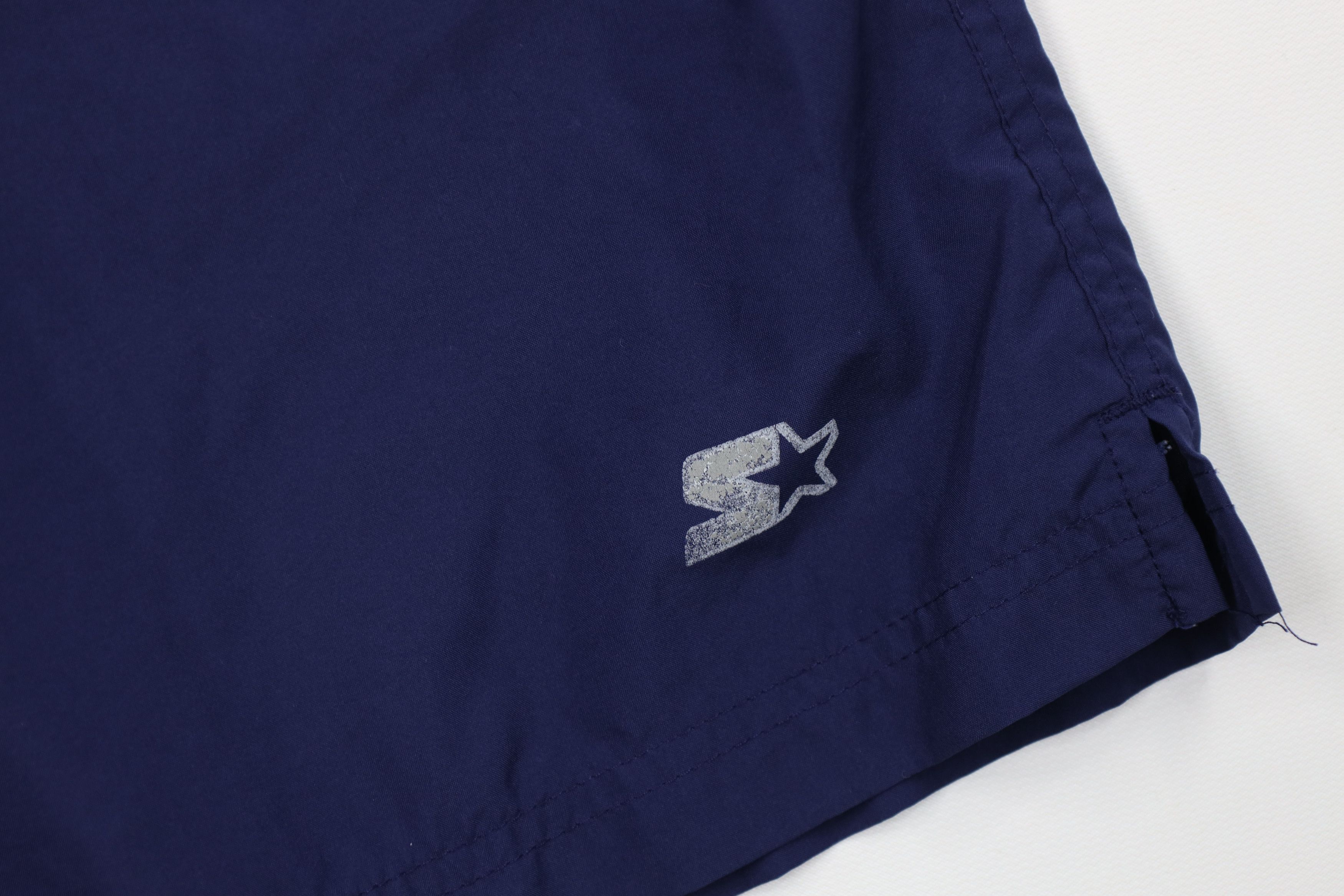 Starter Vintage 90s Starter Lined Running Jogging Shorts Blue Size US 34 / EU 50 - 5 Thumbnail
