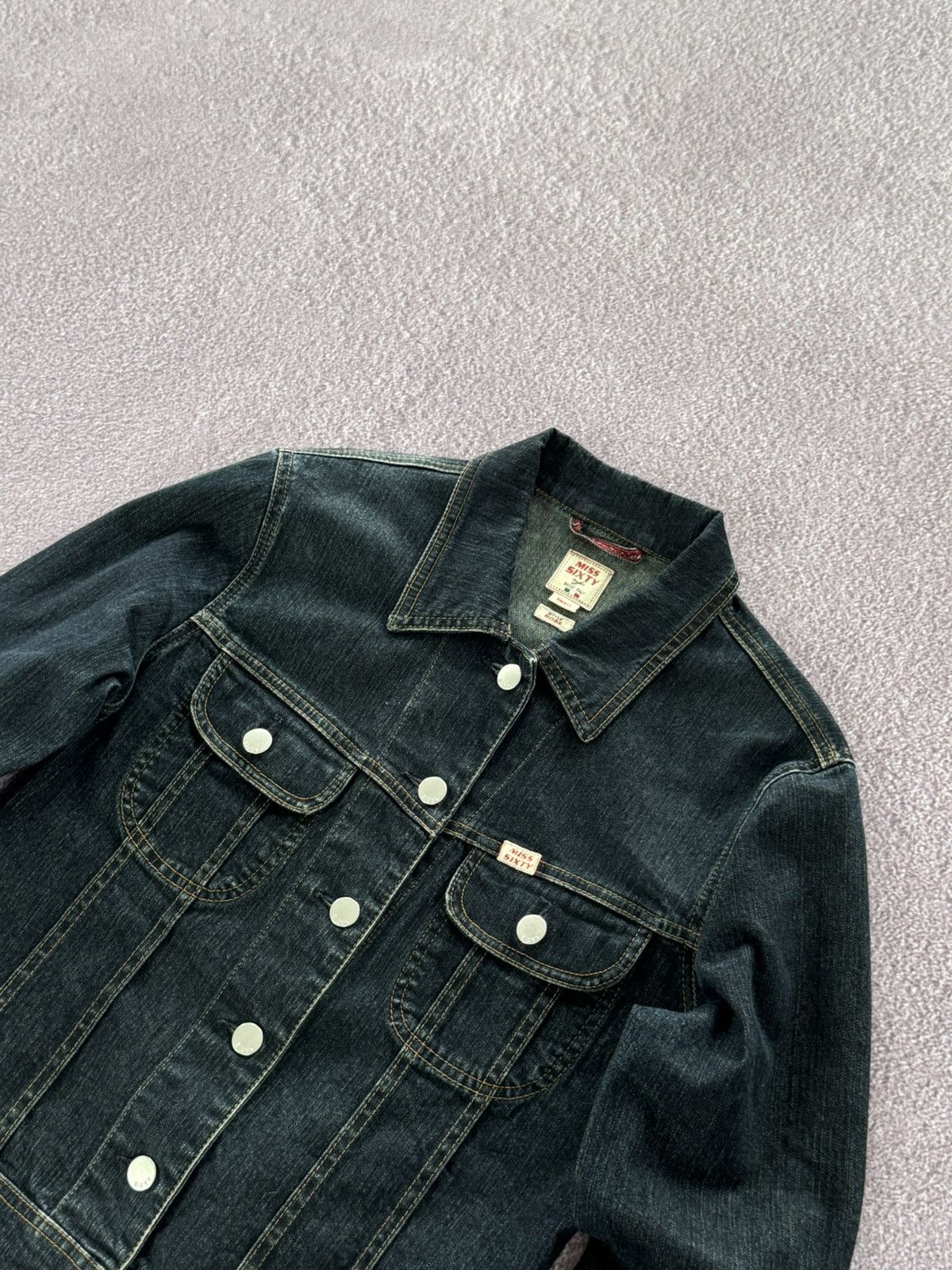 Miss Sixty Vintage Y2K Miss Sixty Dark Denim Jacket Size S / US 4 / IT 40 - 6 Thumbnail