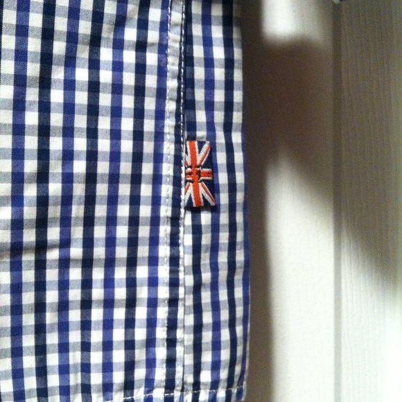 English Laundry ENGLISH LAUNDRY MENS BLUE 100%COTTON CASUAL SHIRT 17/34-35 Size US XL / EU 56 / 4 - 5 Thumbnail