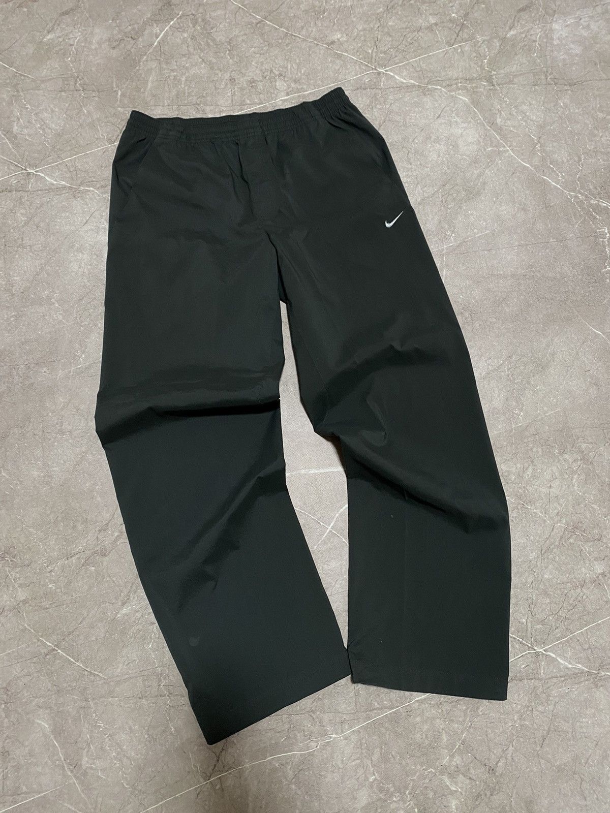 Nike × Vintage Vintage Y2K Nike Swoosh Drill Baggy Oversized Pants 90s Size US 32 / EU 48 - 2 Thumbnail